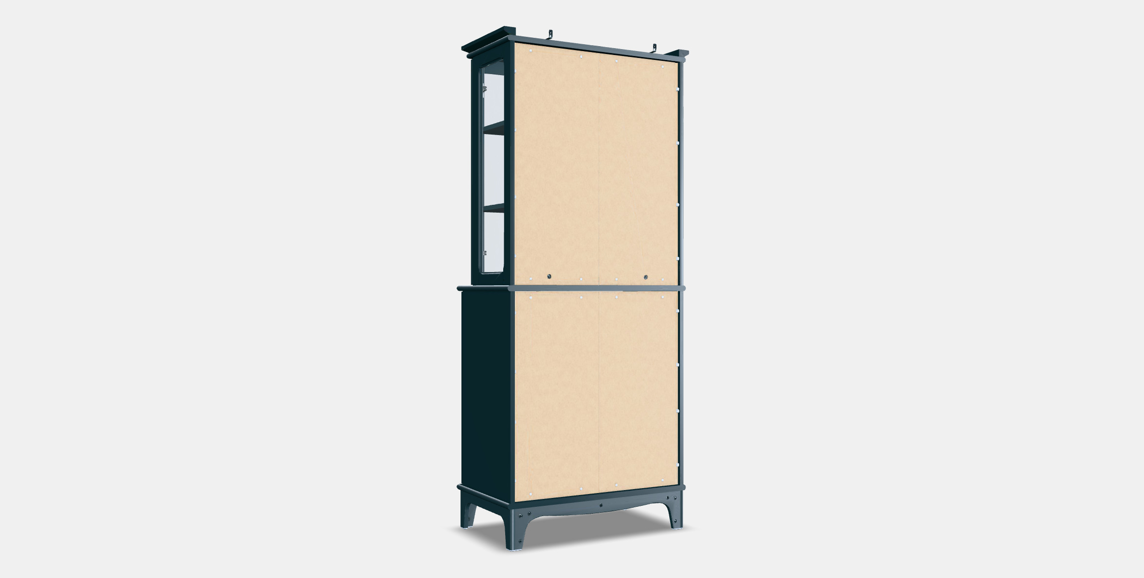 LOMMARP Cabinet with glass doors 3D model_16