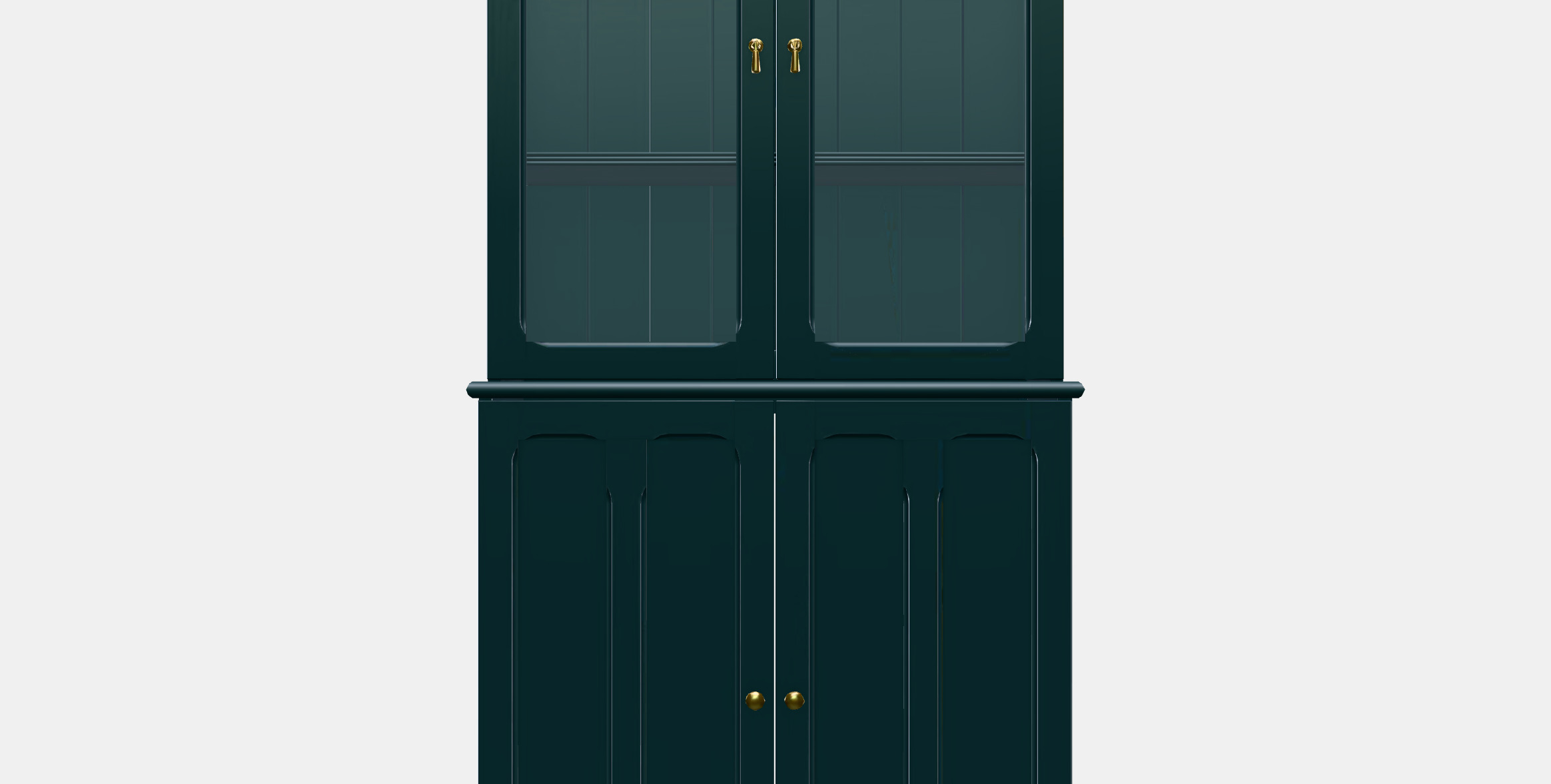 LOMMARP Cabinet with glass doors 3D model_13