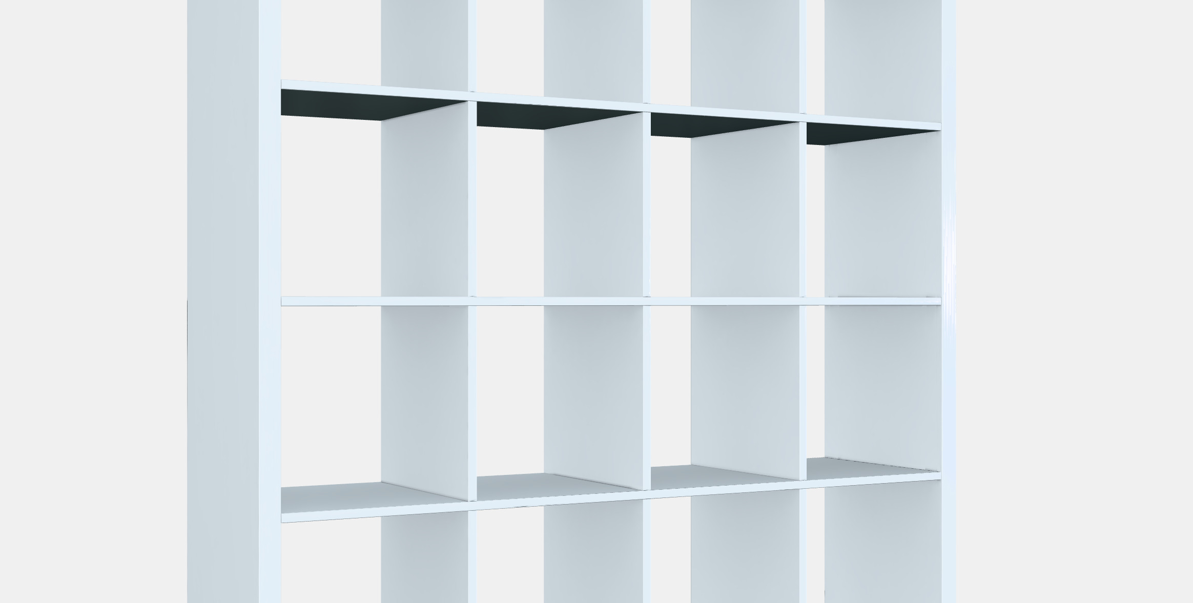 KALLAX Shelving unit 18 Low-poly 3D model_2