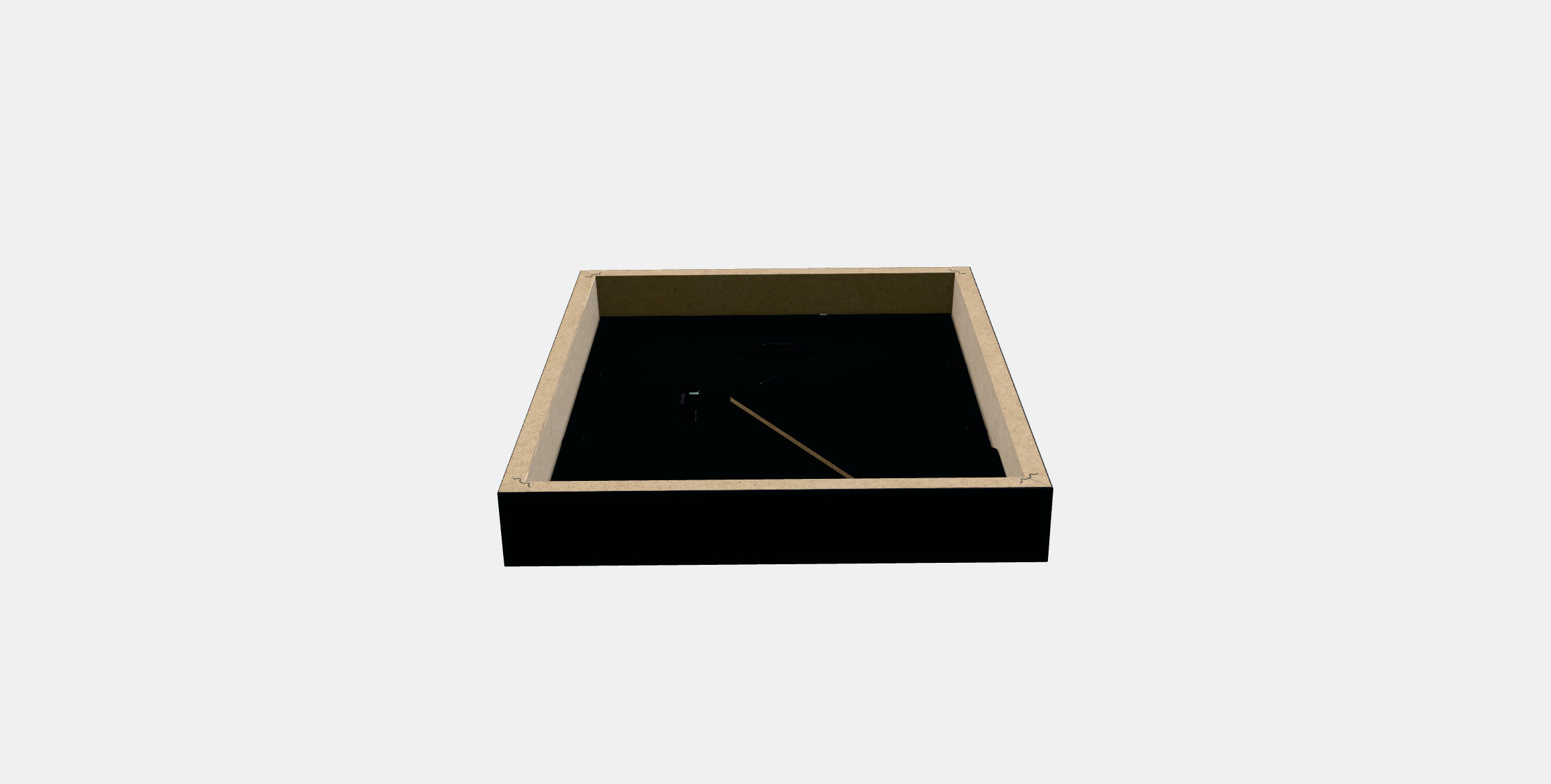 RIBBA Framework Low-poly 3D model_5