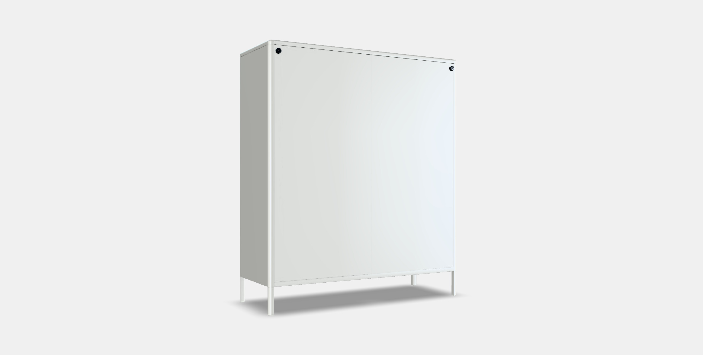 IDASEN Cabinet with sliding glass doors 3D model_16