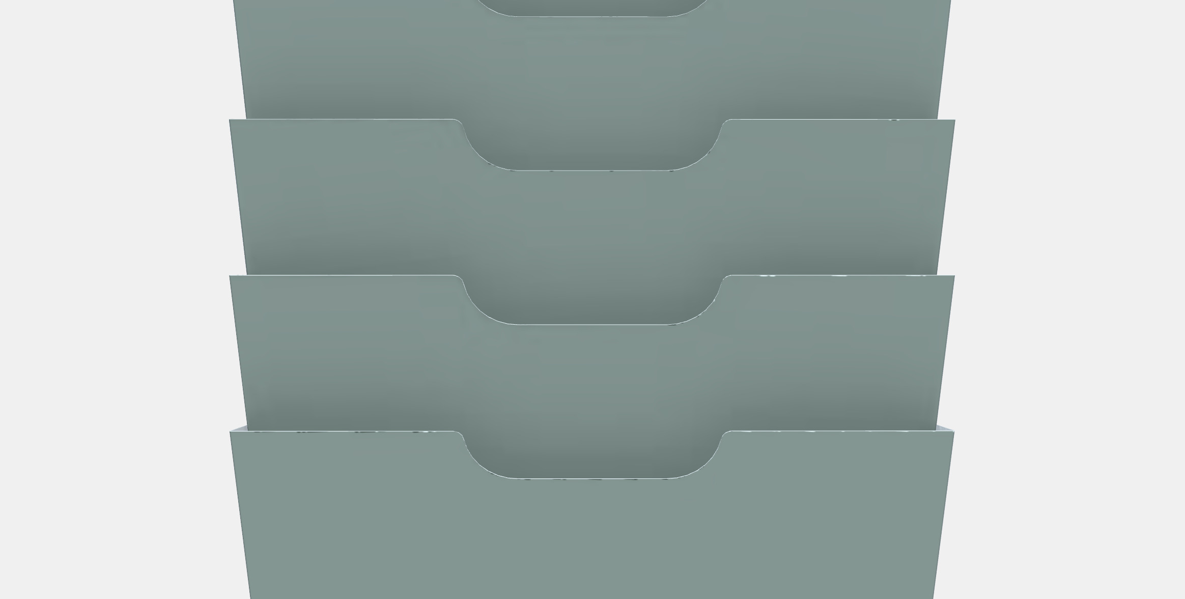 KVISSLE Wall magazine rack Low-poly 3D model_11