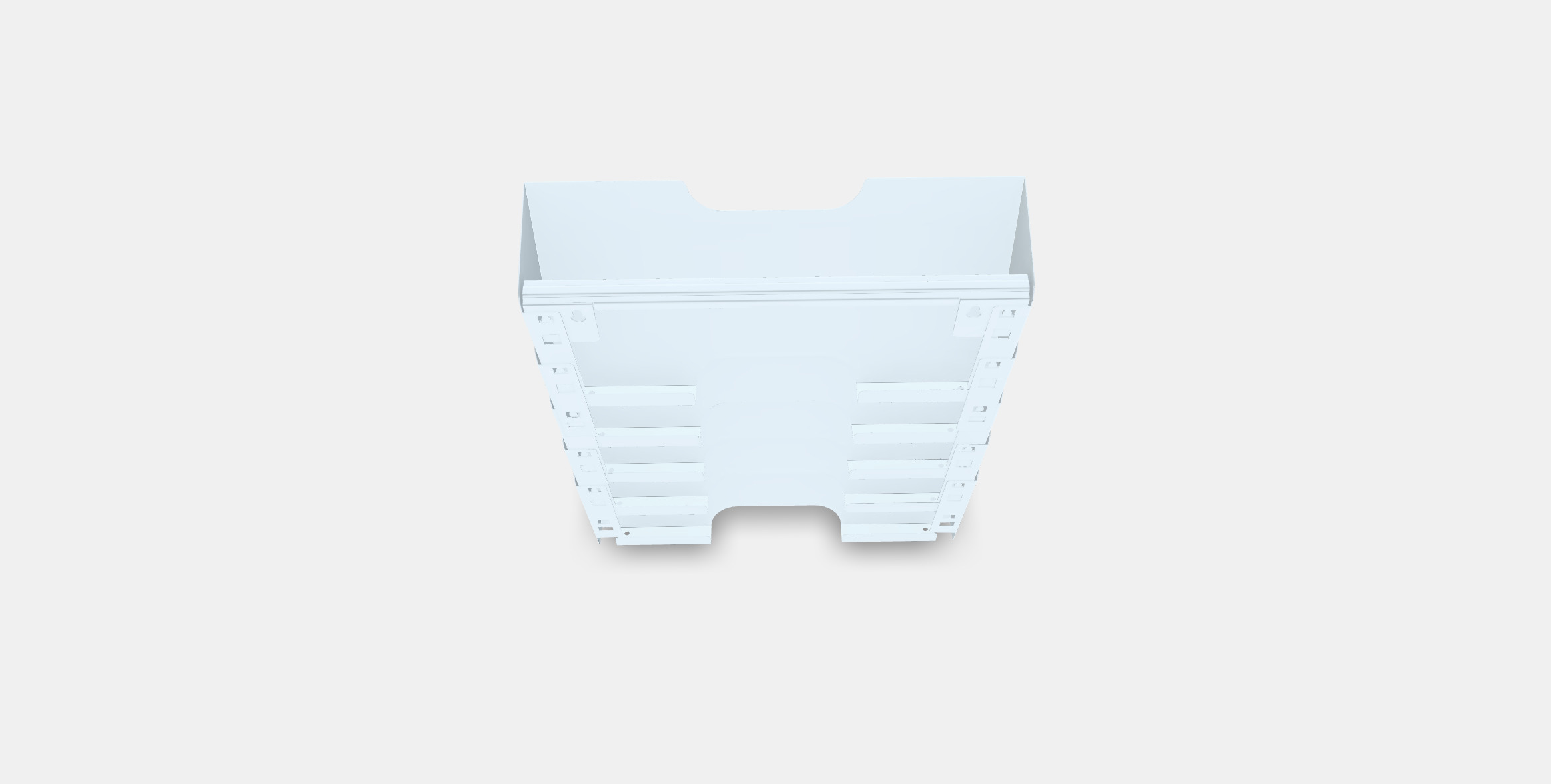 KVISSLE Wall magazine rack Low-poly 3D model_2