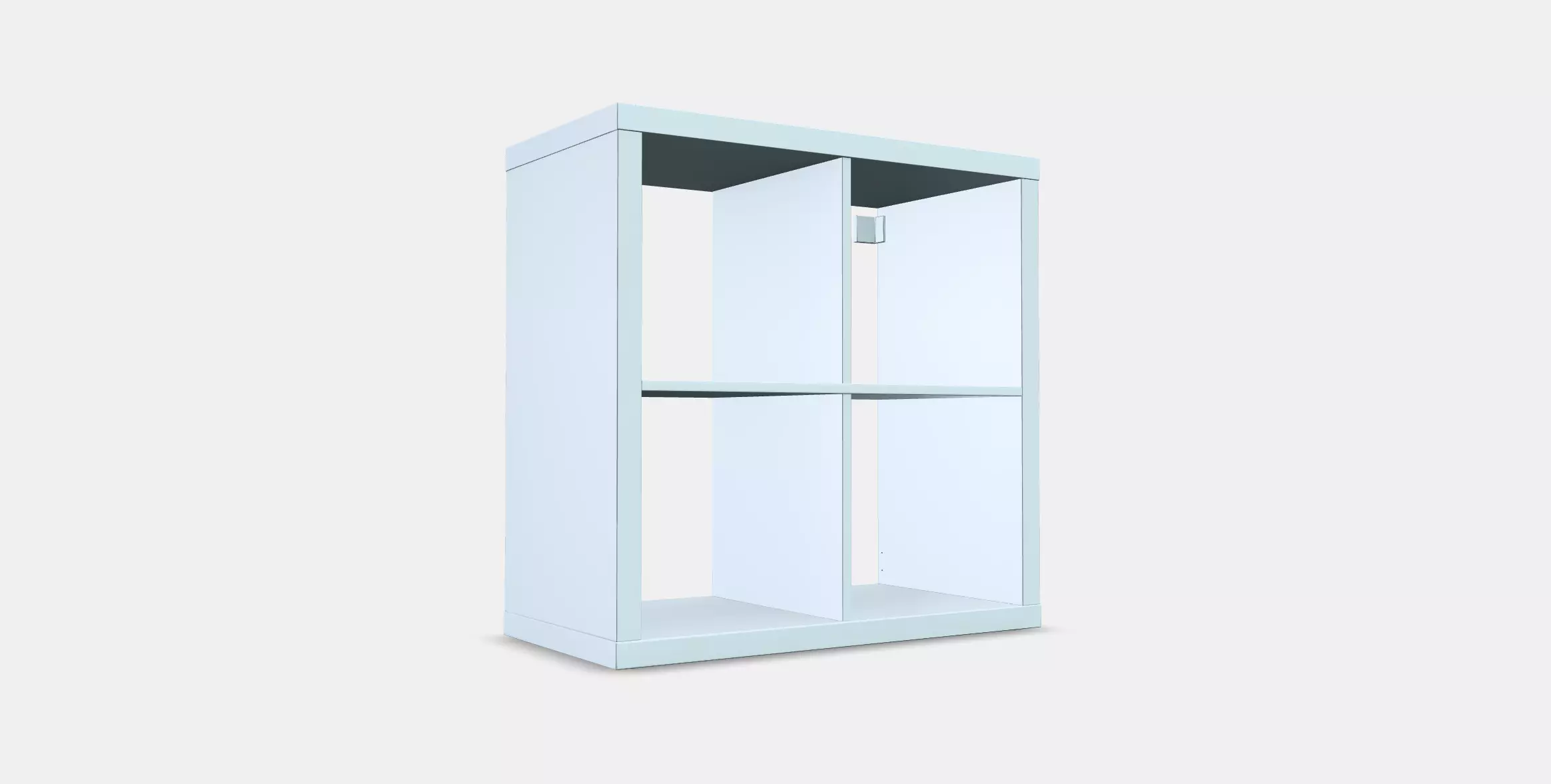 KALLAX Shelf unit Low-poly 3D model_0