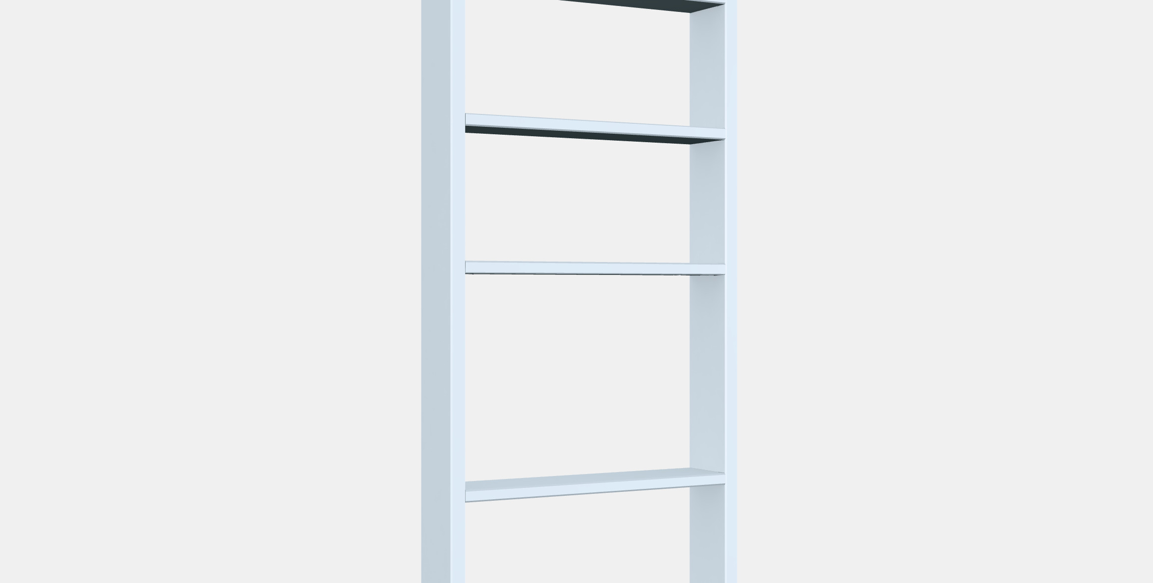 HEMNES Wall shelf 3D model_3