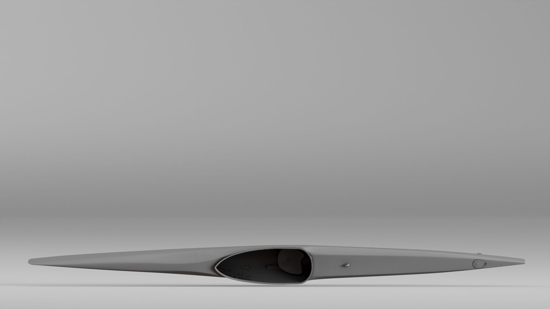 001603 Raw 3D Scan of a Kayak  Full Scale Canoe Hull 3D print model_15