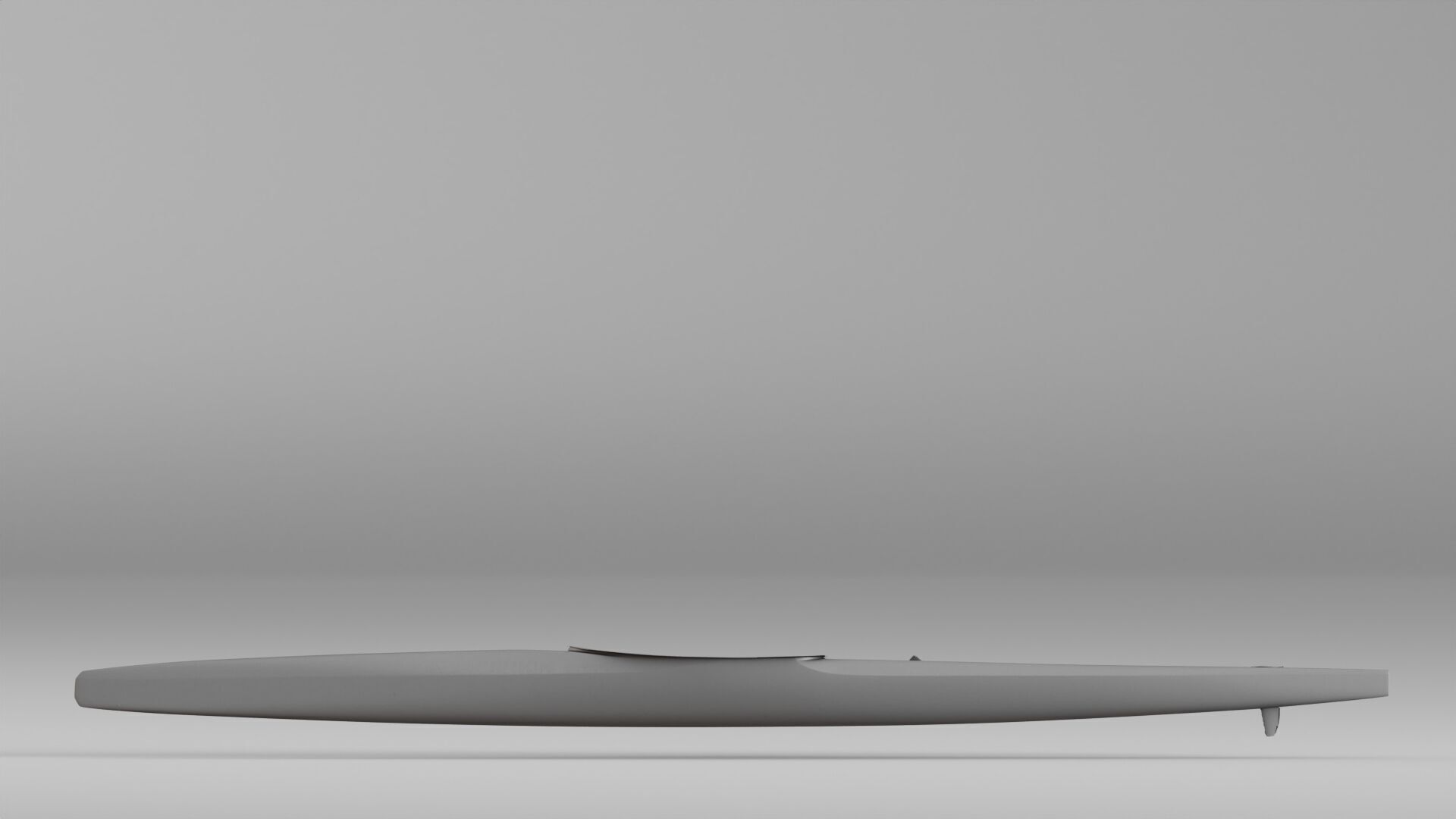 001603 Raw 3D Scan of a Kayak  Full Scale Canoe Hull 3D print model_5