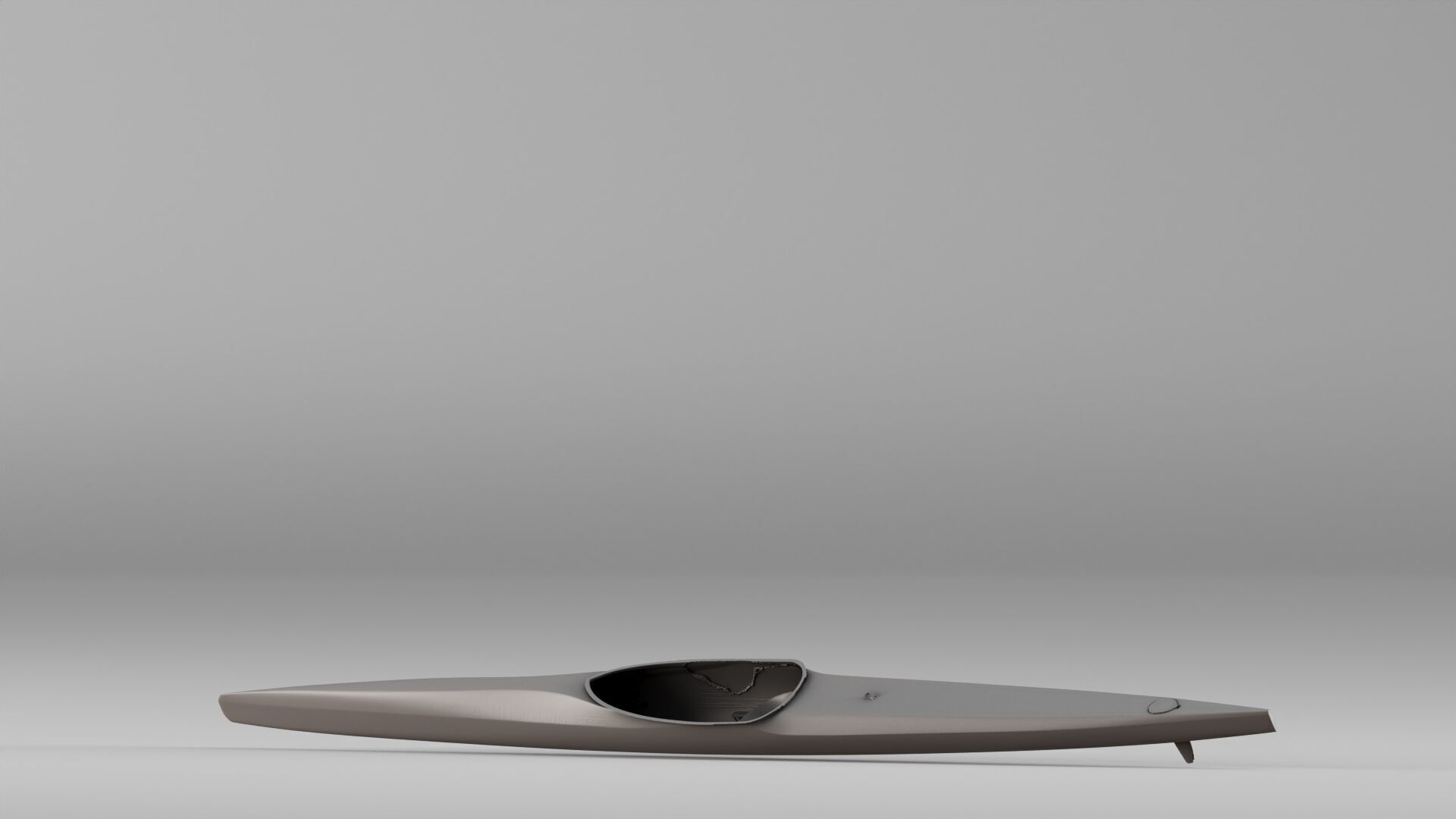 001603 Raw 3D Scan of a Kayak  Full Scale Canoe Hull 3D print model_16