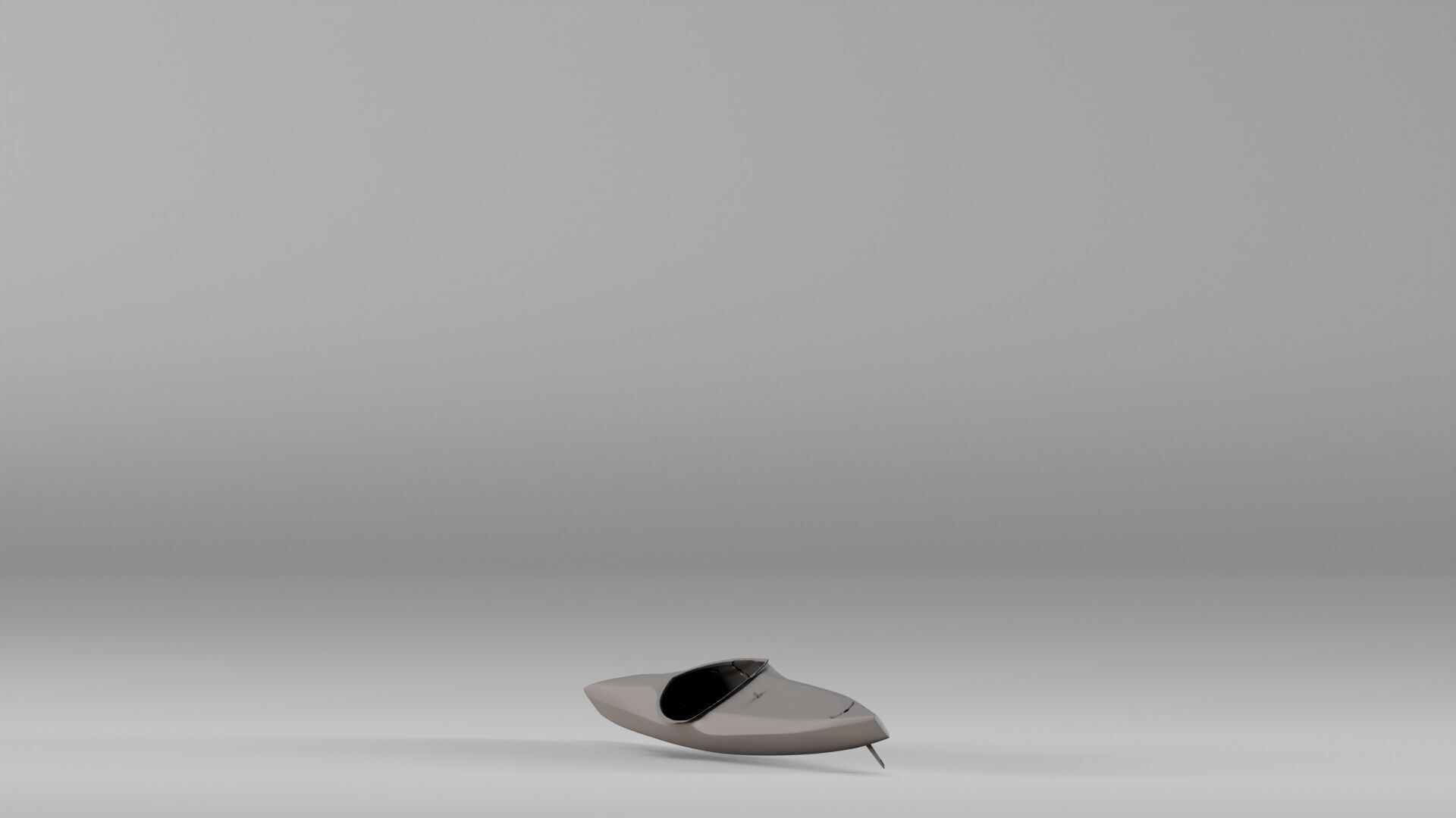 001603 Raw 3D Scan of a Kayak  Full Scale Canoe Hull 3D print model_14