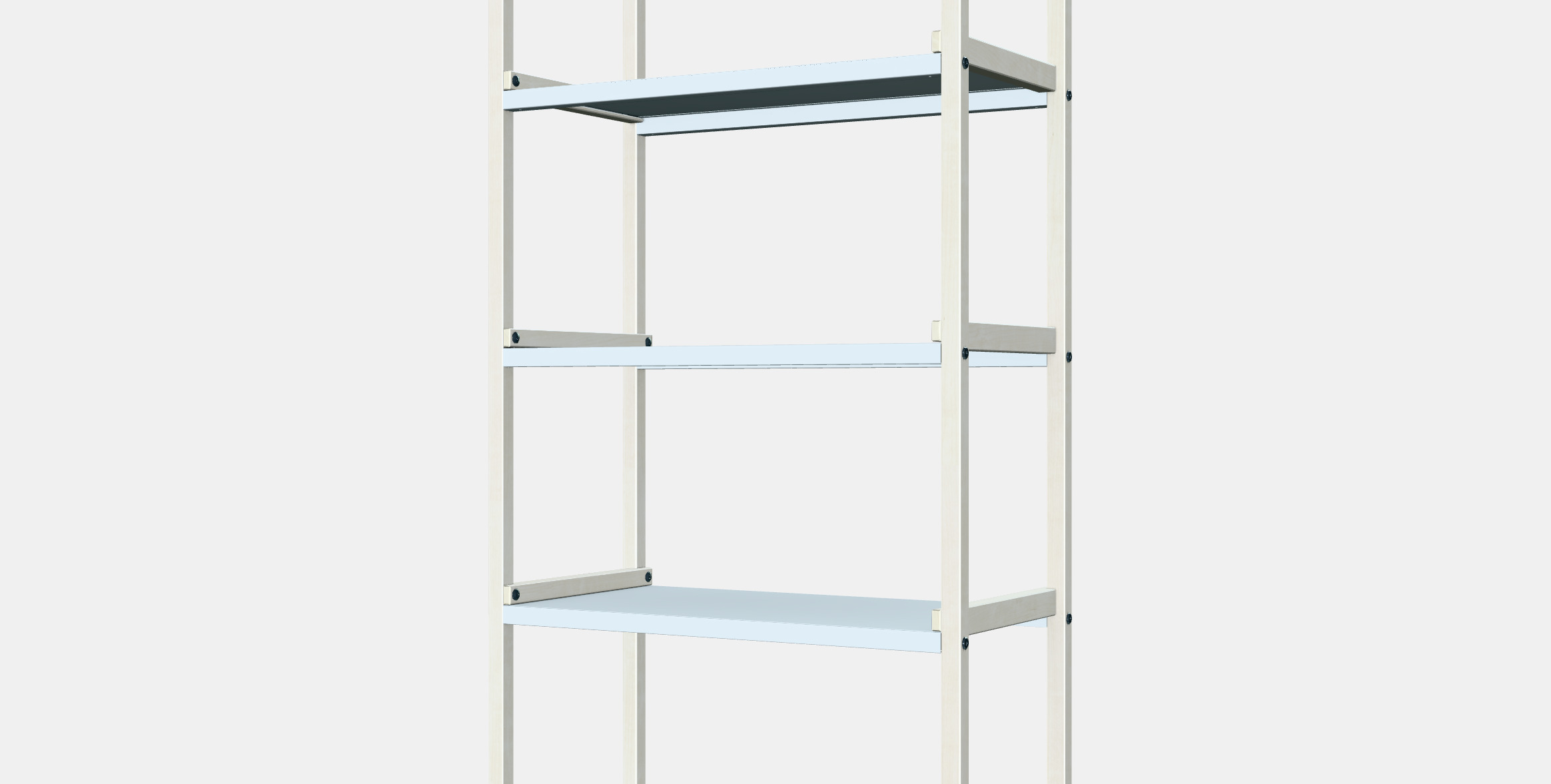 EKENABBEN Open shelving unit 1 3D model_5