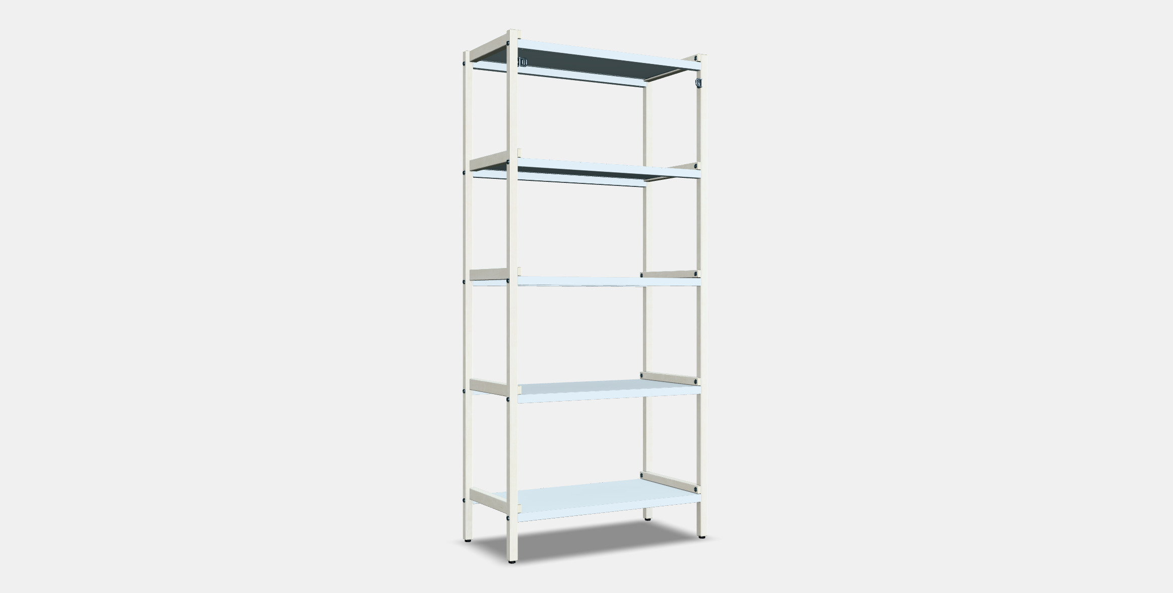 EKENABBEN Open shelving unit 1 3D model_16
