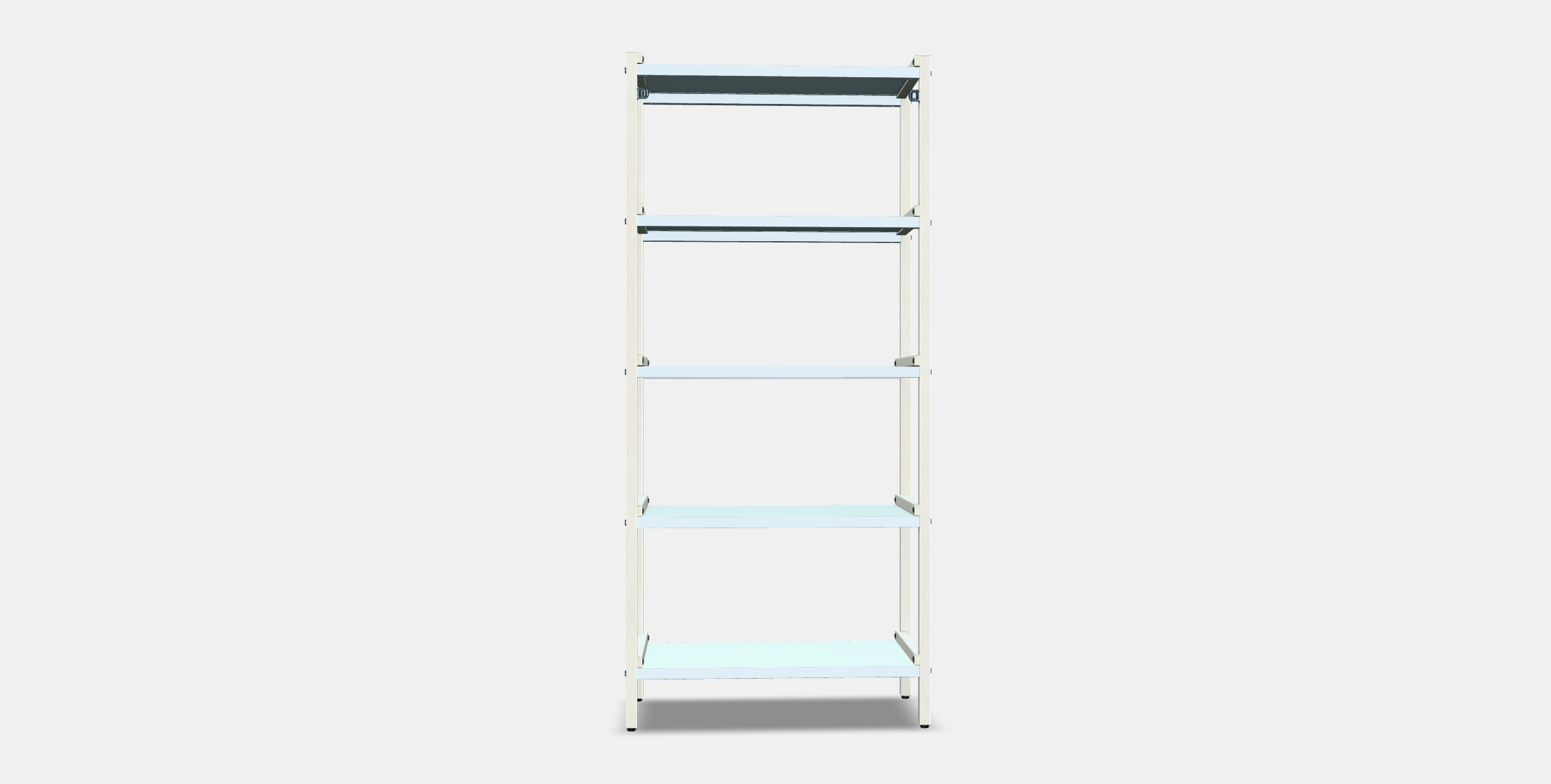EKENABBEN Open shelving unit 1 3D model_14