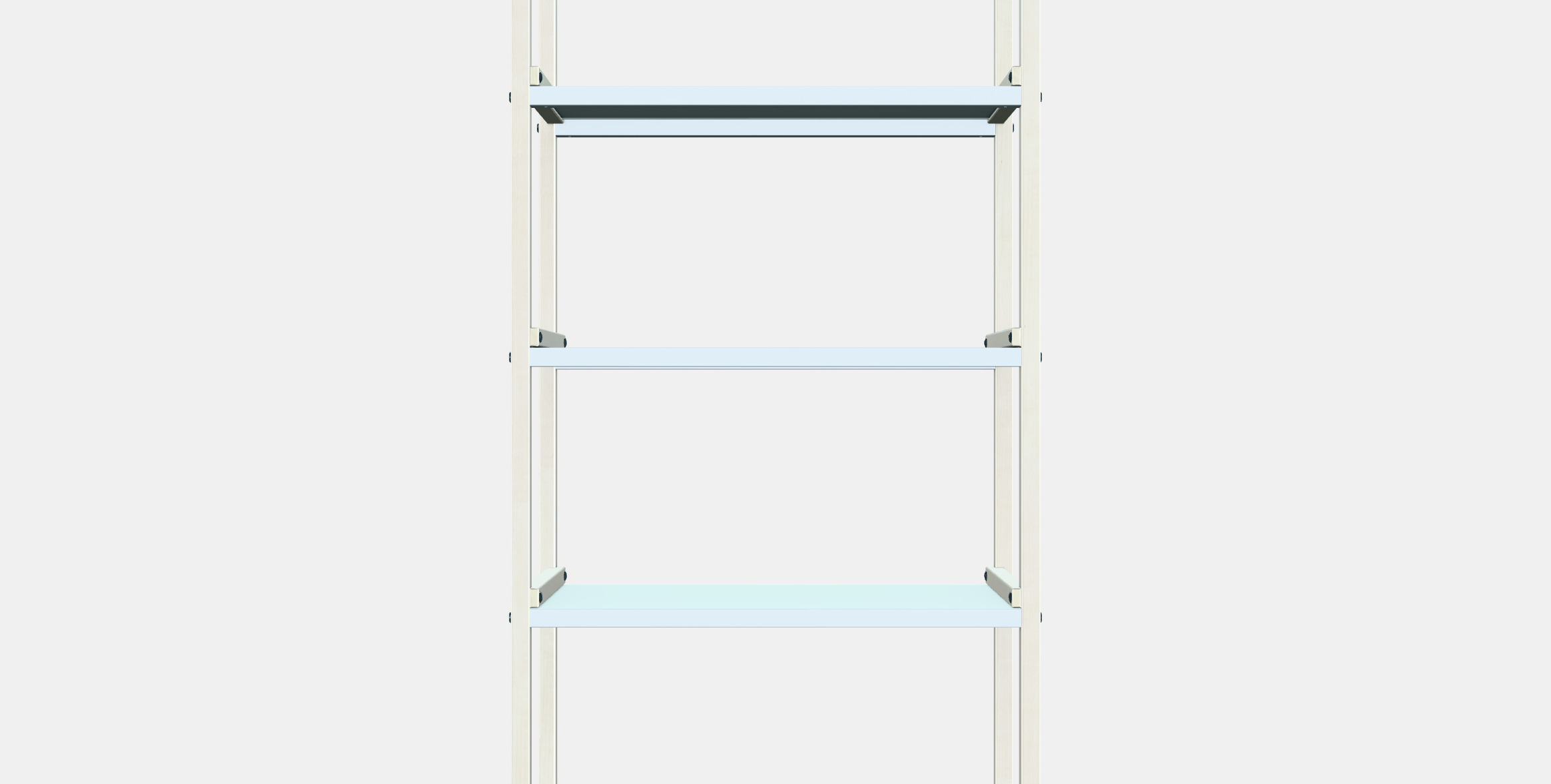 EKENABBEN Open shelving unit 1 3D model_15