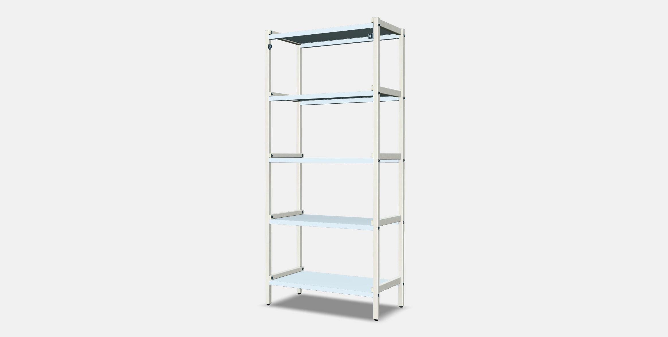 EKENABBEN Open shelving unit 1 3D model_3