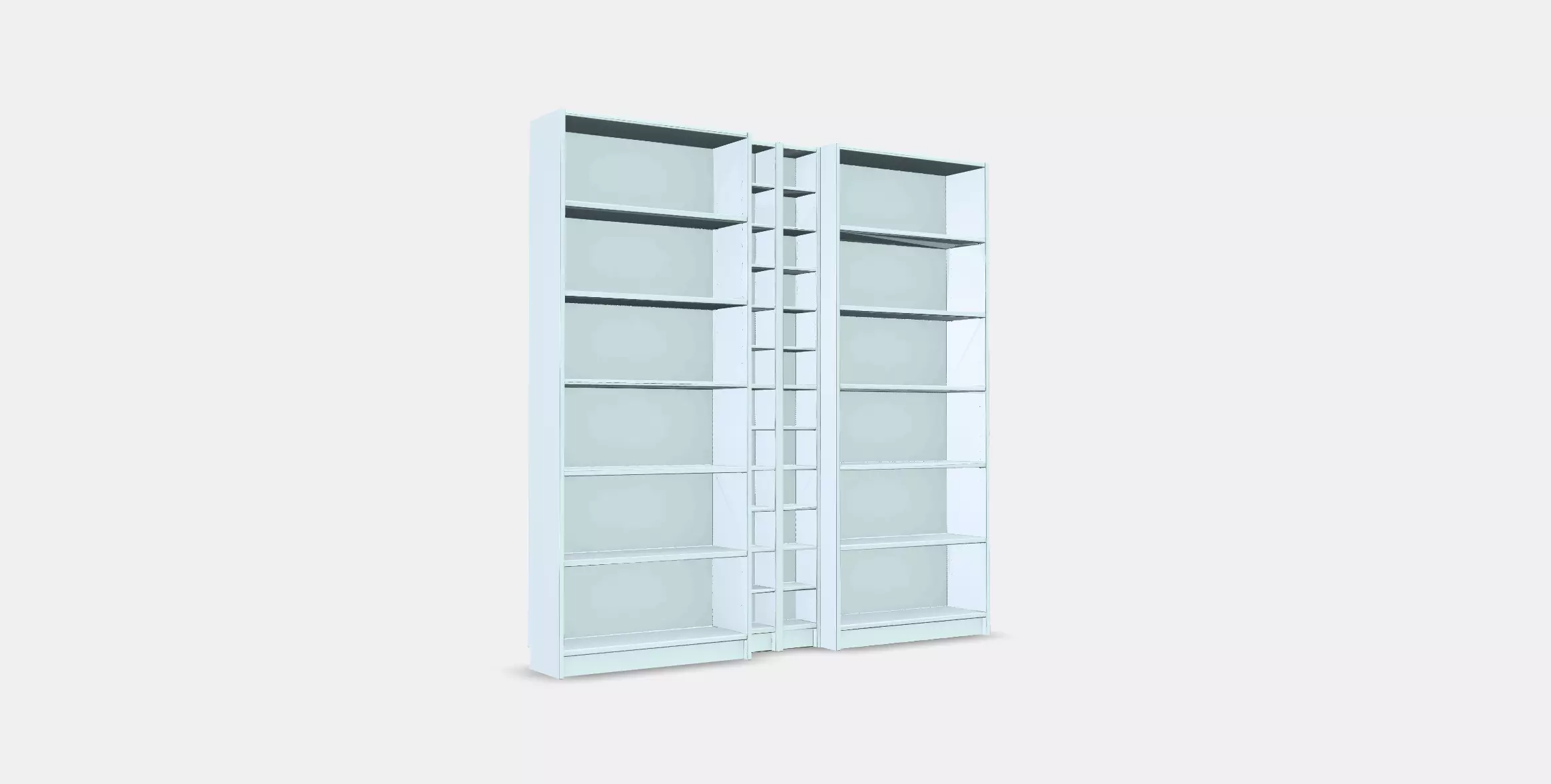 BILLY - GNEDBY Bookcase Low-poly 3D model