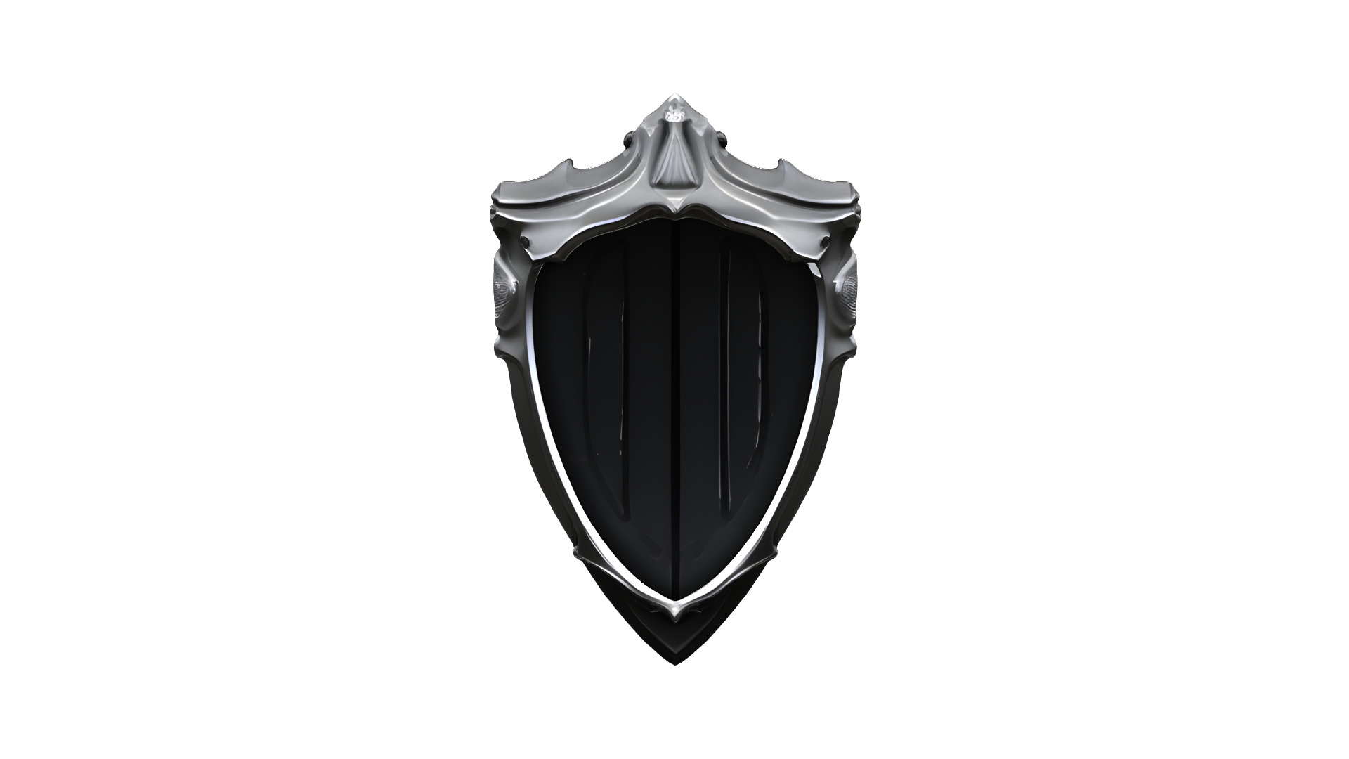 Fantasy Shield Low-poly 3D model_1