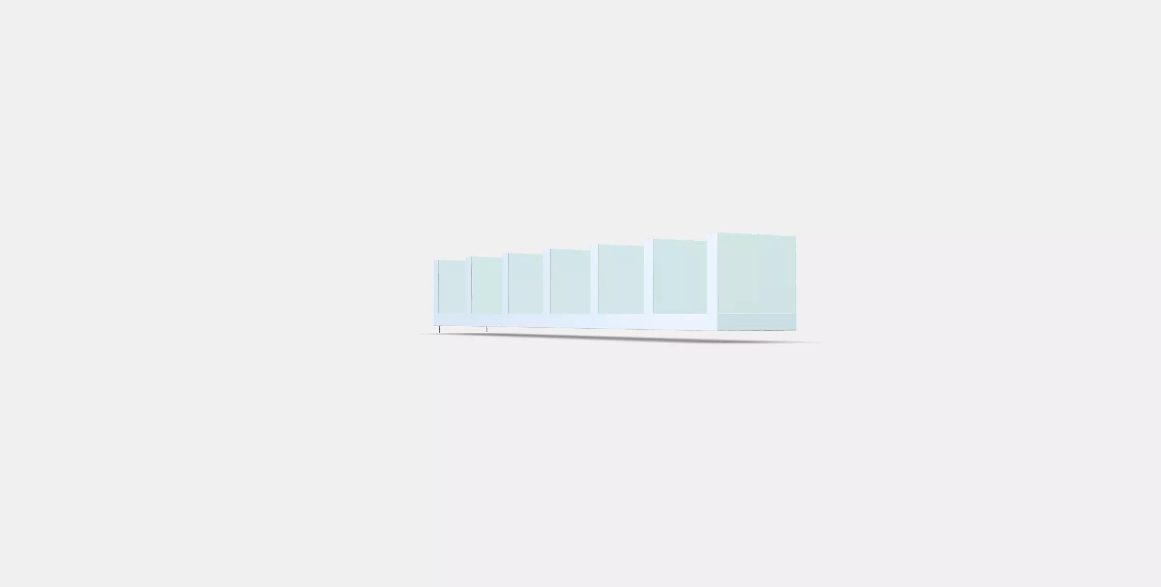 LACK wall shelf 7 3D model