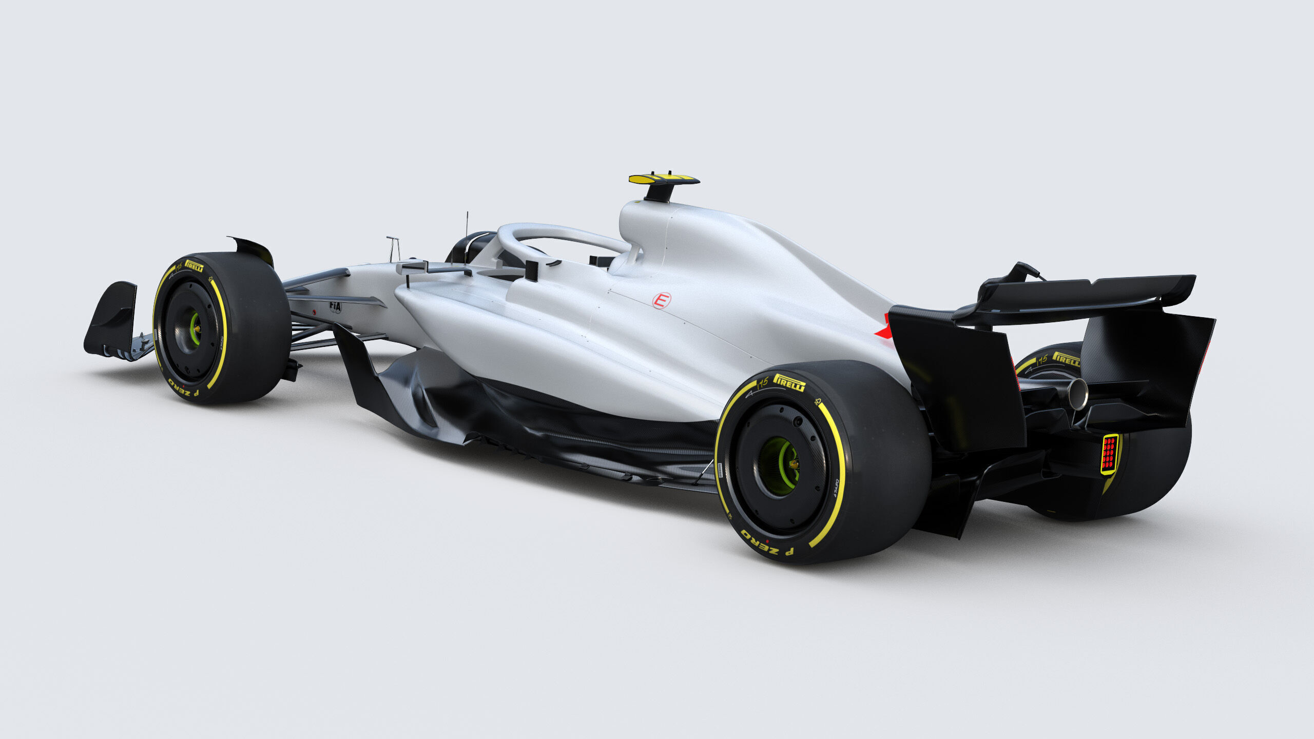 F1 Generic Car 2025 Template 3D model_4