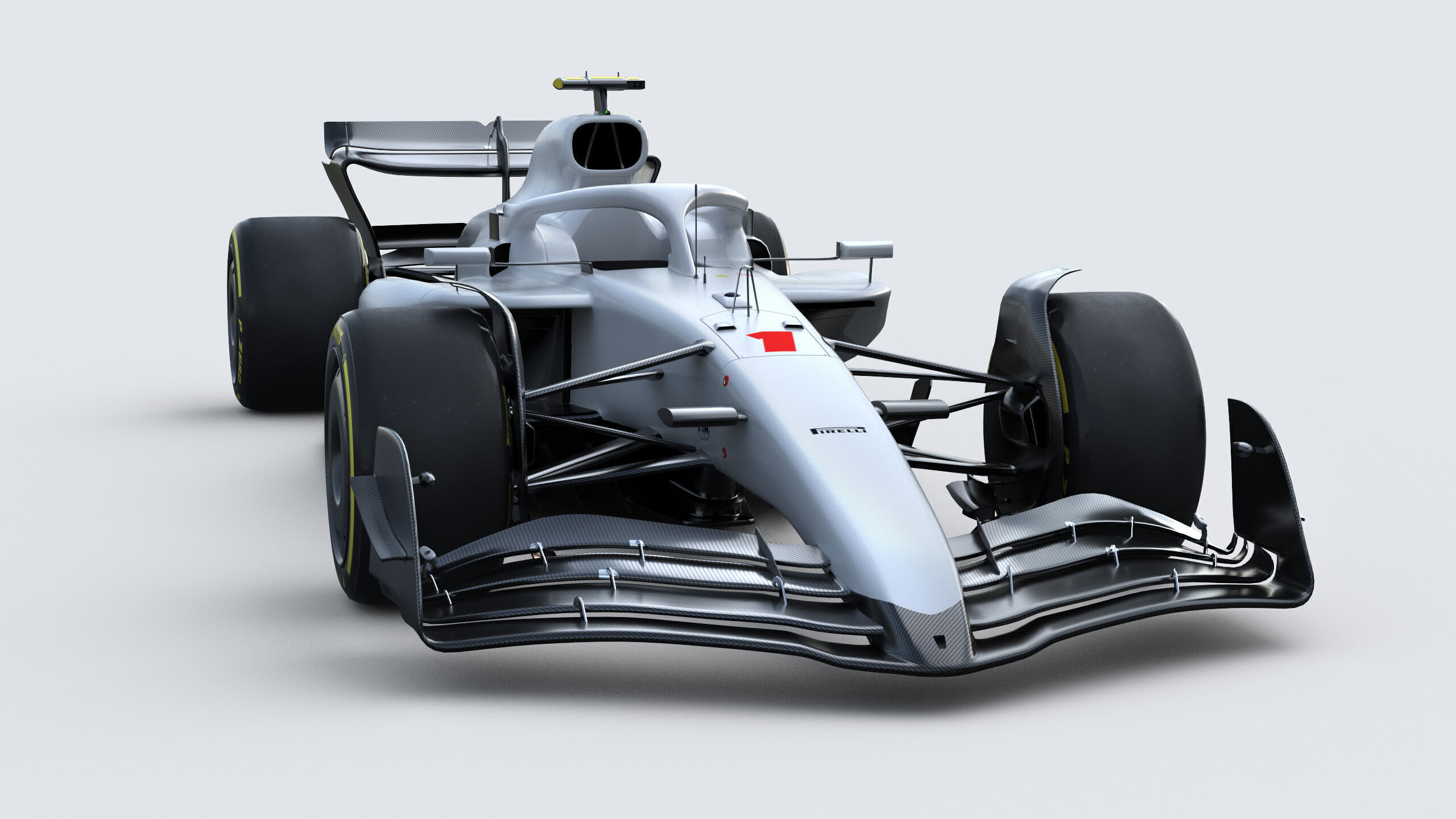 F1 Generic Car 2025 Template 3D model_11