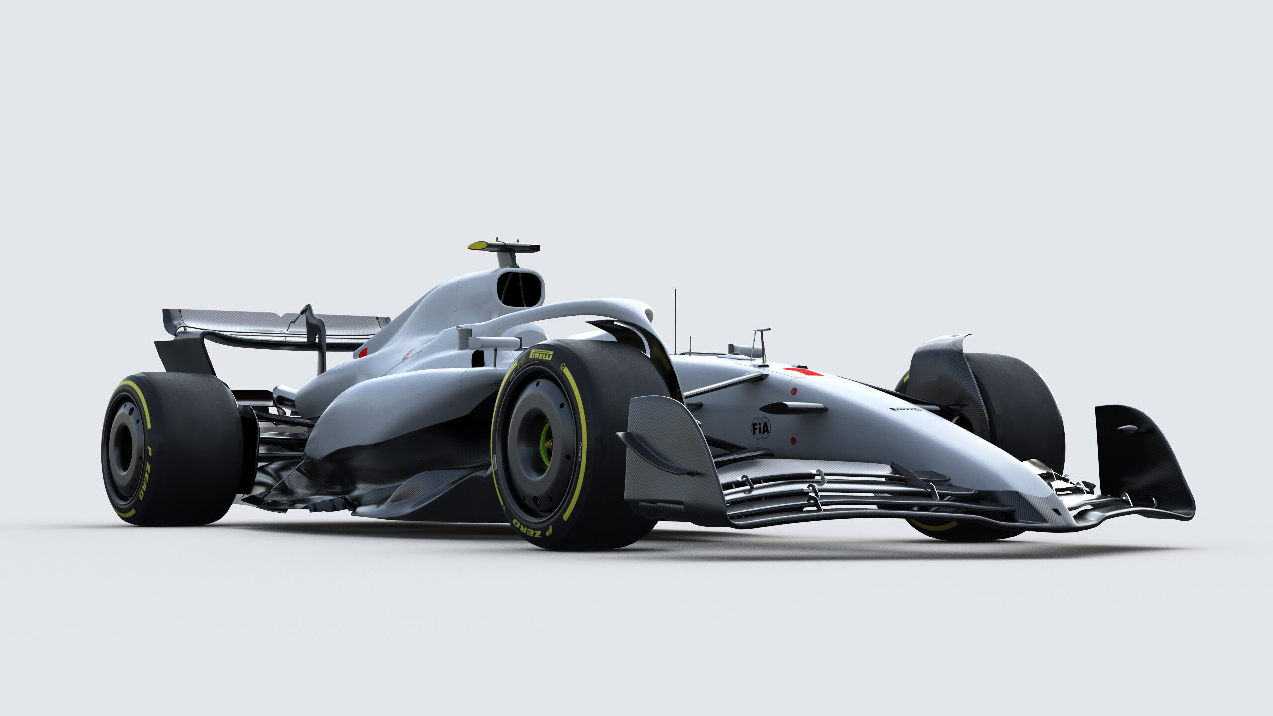 F1 Generic Car 2025 Template 3D model_9
