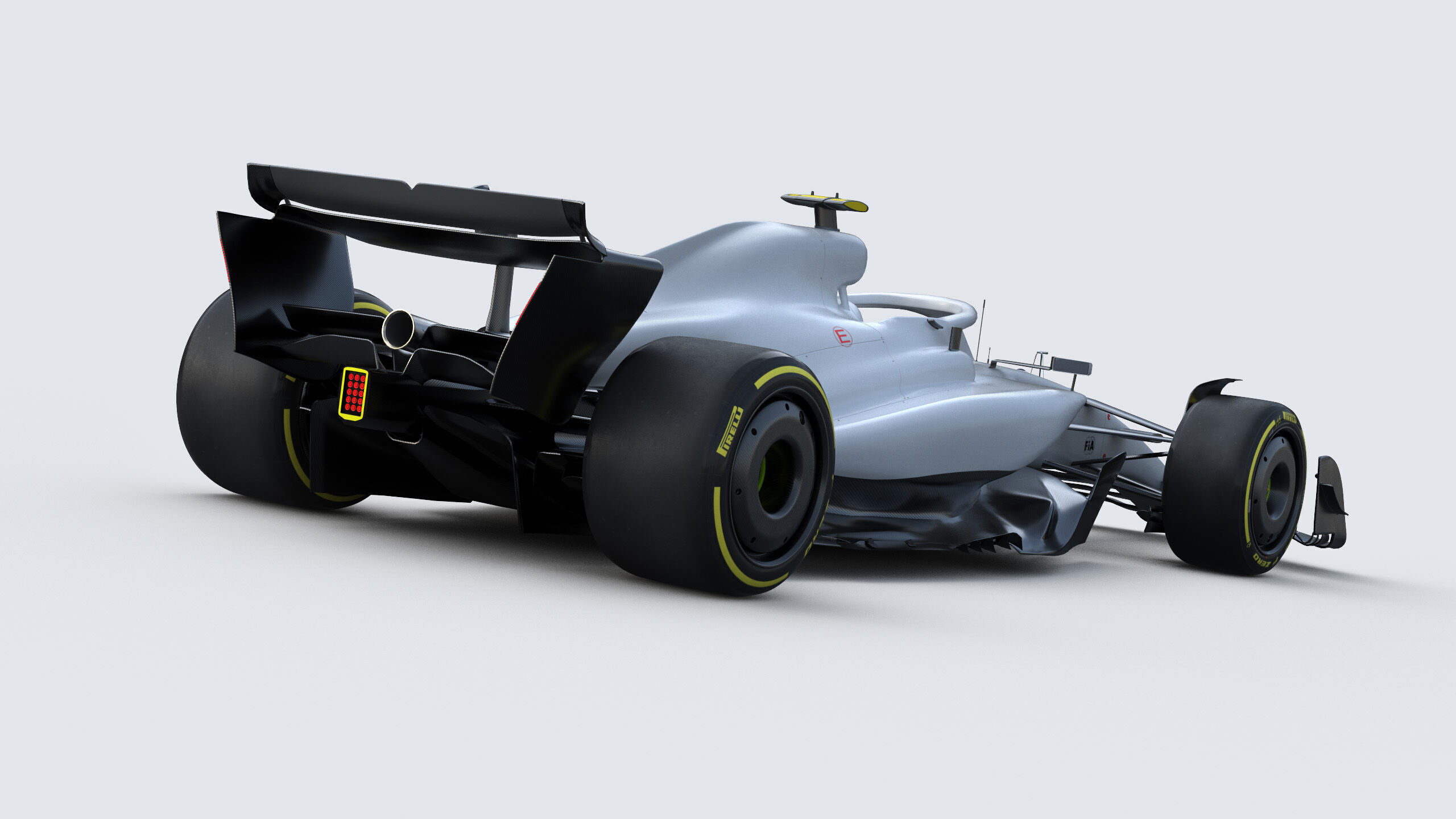 F1 Generic Car 2025 Template 3D model_5