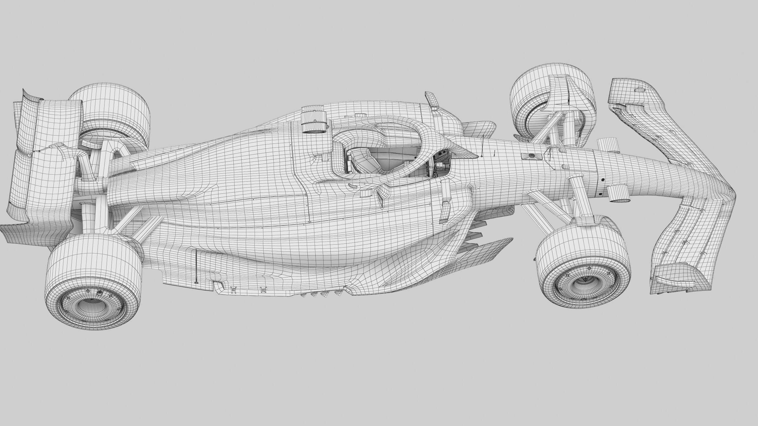 F1 Generic Car 2025 Template 3D model_18