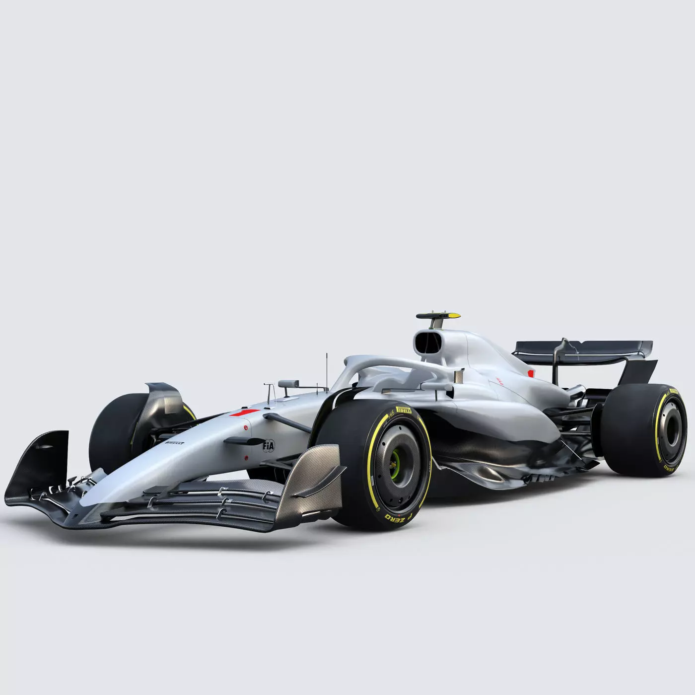 F1 Generic Car 2025 Template 3D model_0
