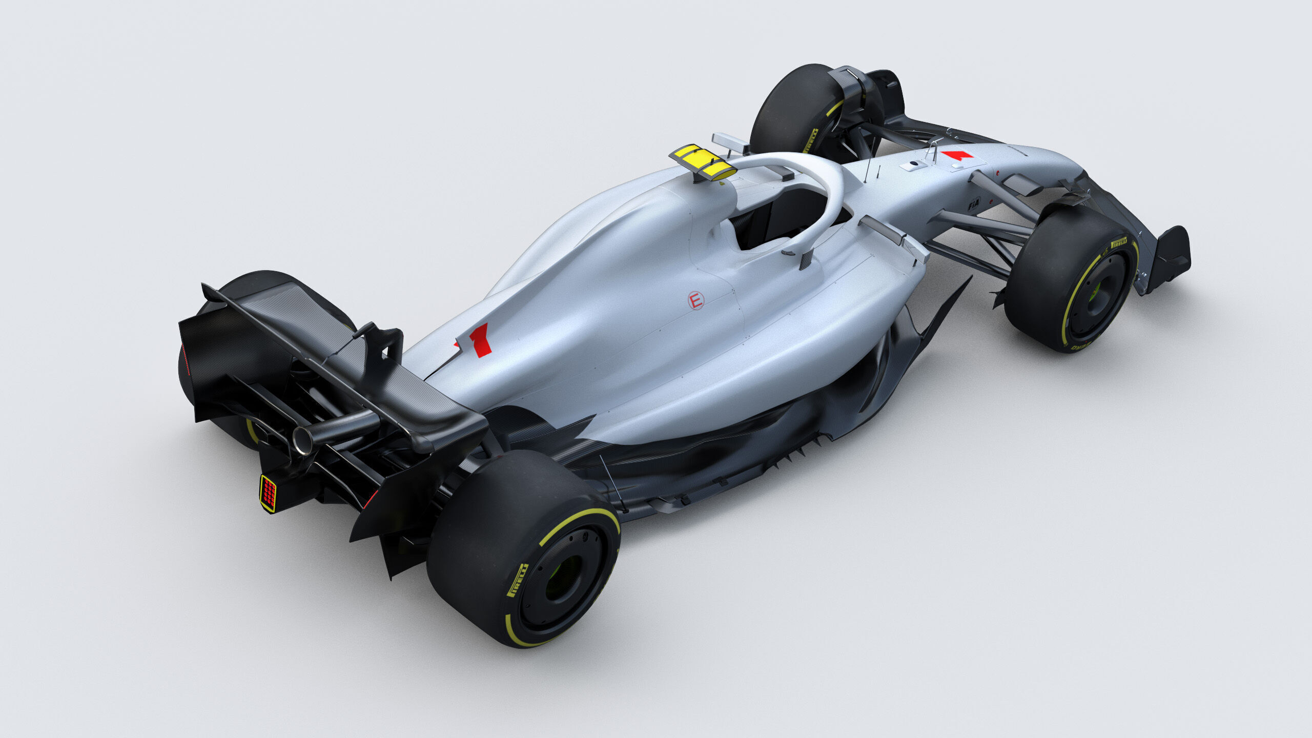 F1 Generic Car 2025 Template 3D model_6