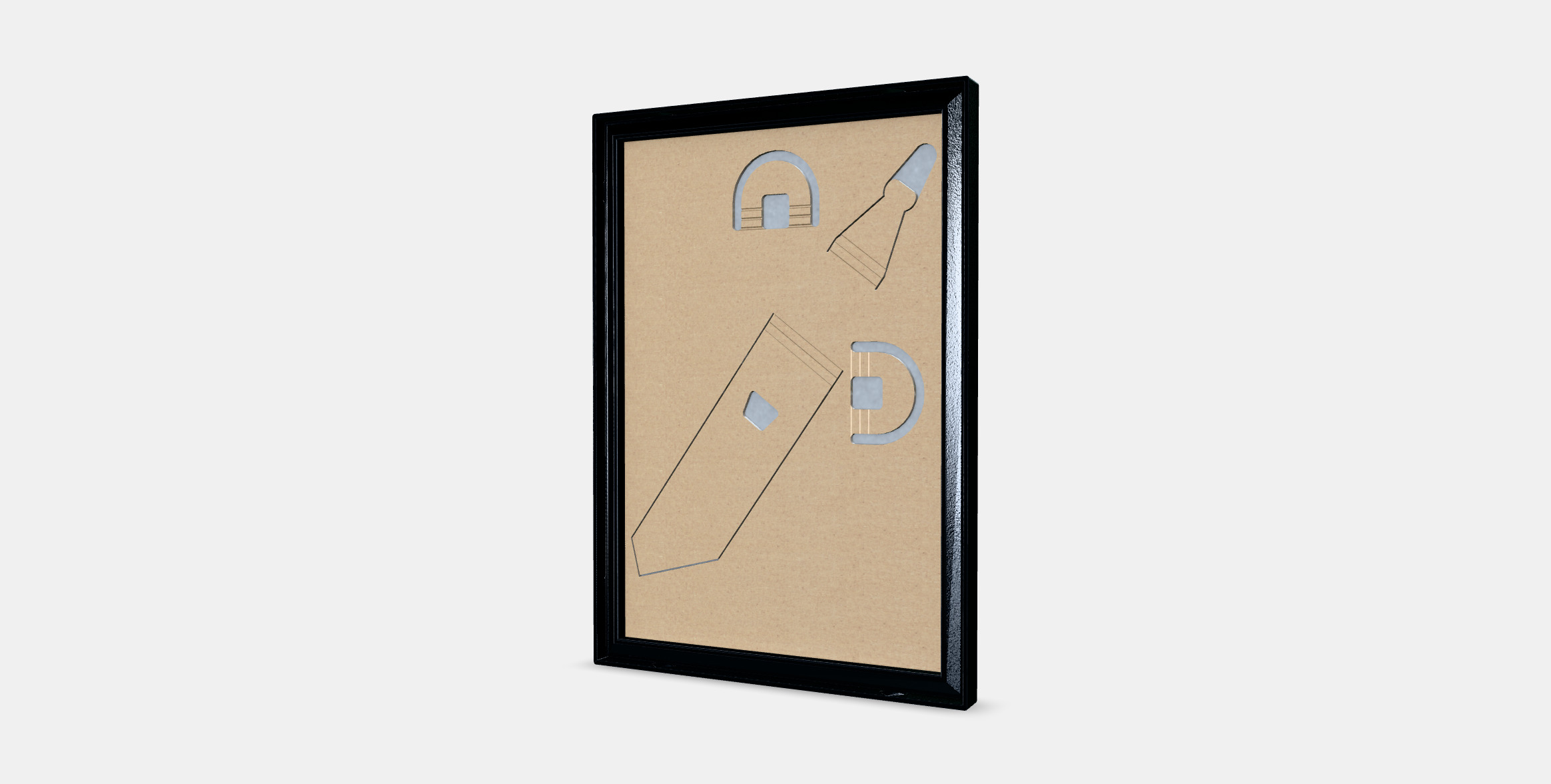 YLLEVAD picture frame 1 Low-poly 3D model_4