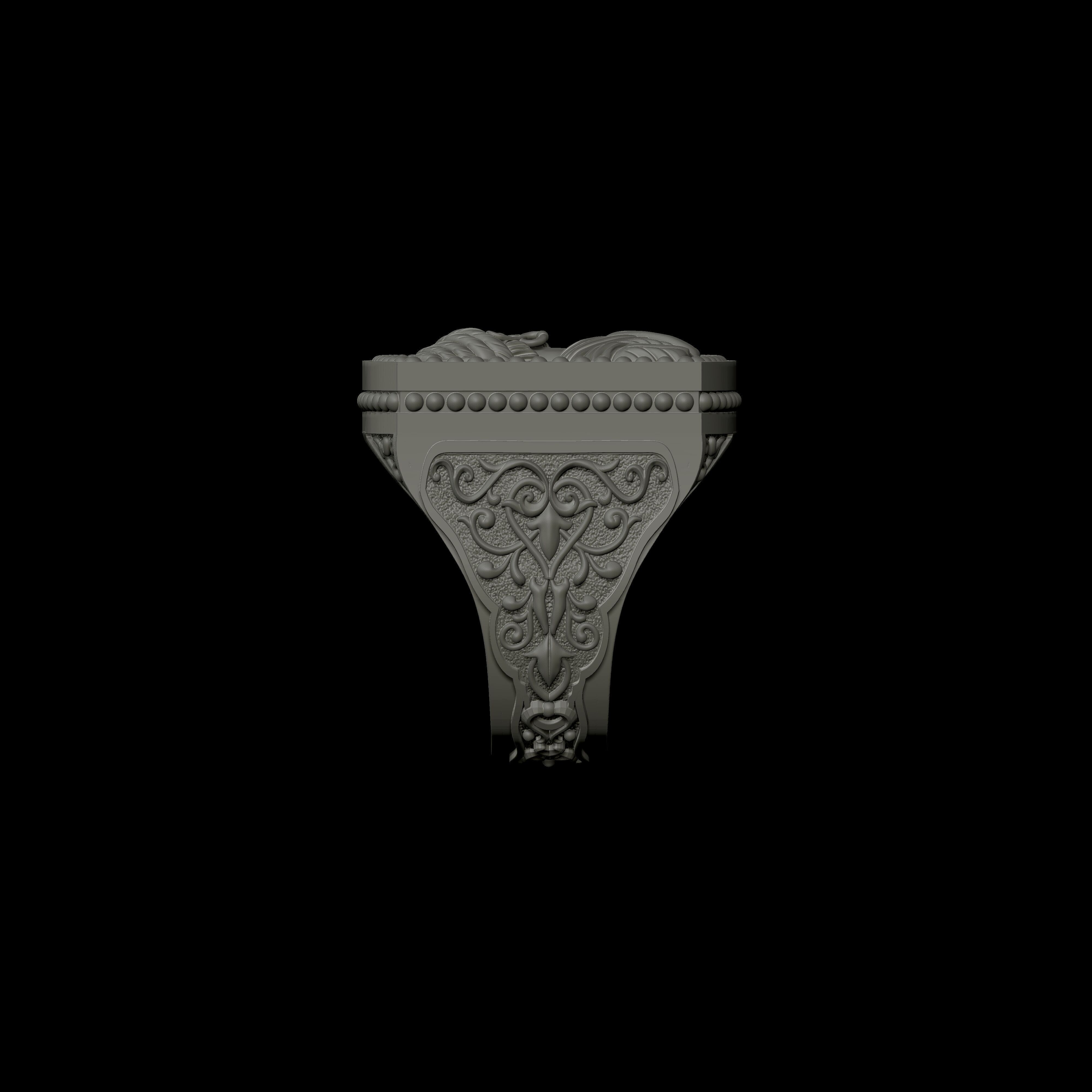 SHIVAJI RING 3D print model_15