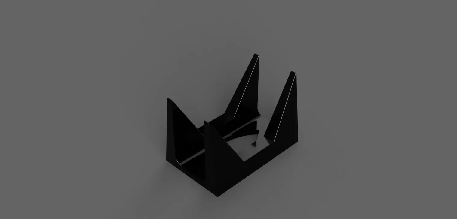 Laptop Stand Vertical 3D print model_0