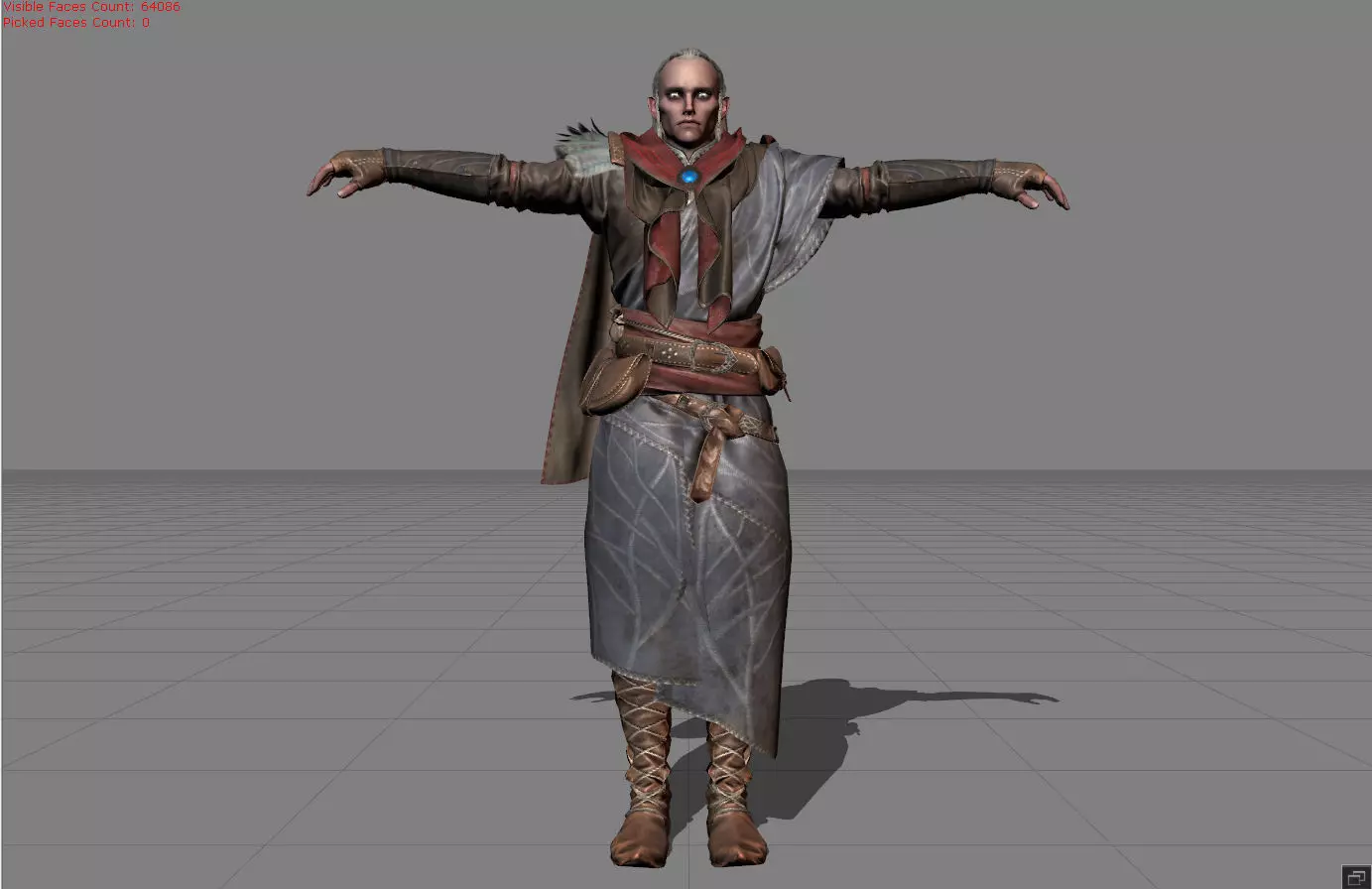 The Witcher Avallach Super Model 3D model_0