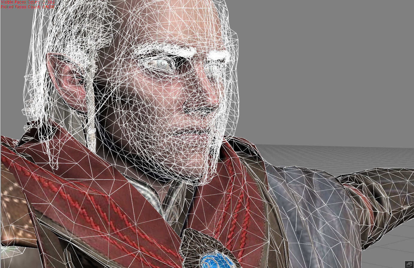 The Witcher Avallach Super Model 3D model_4