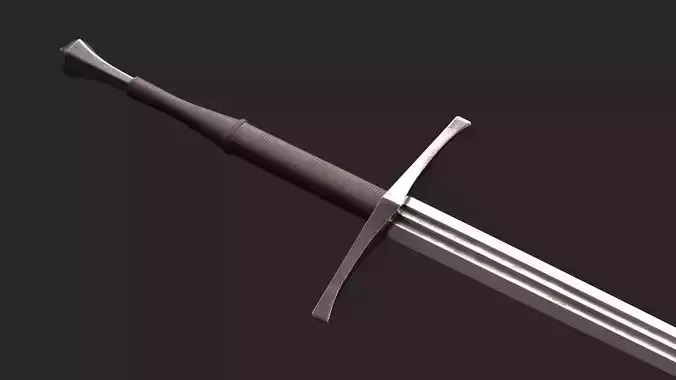 Olbrecht Medieval Sword Free low-poly 3D model
