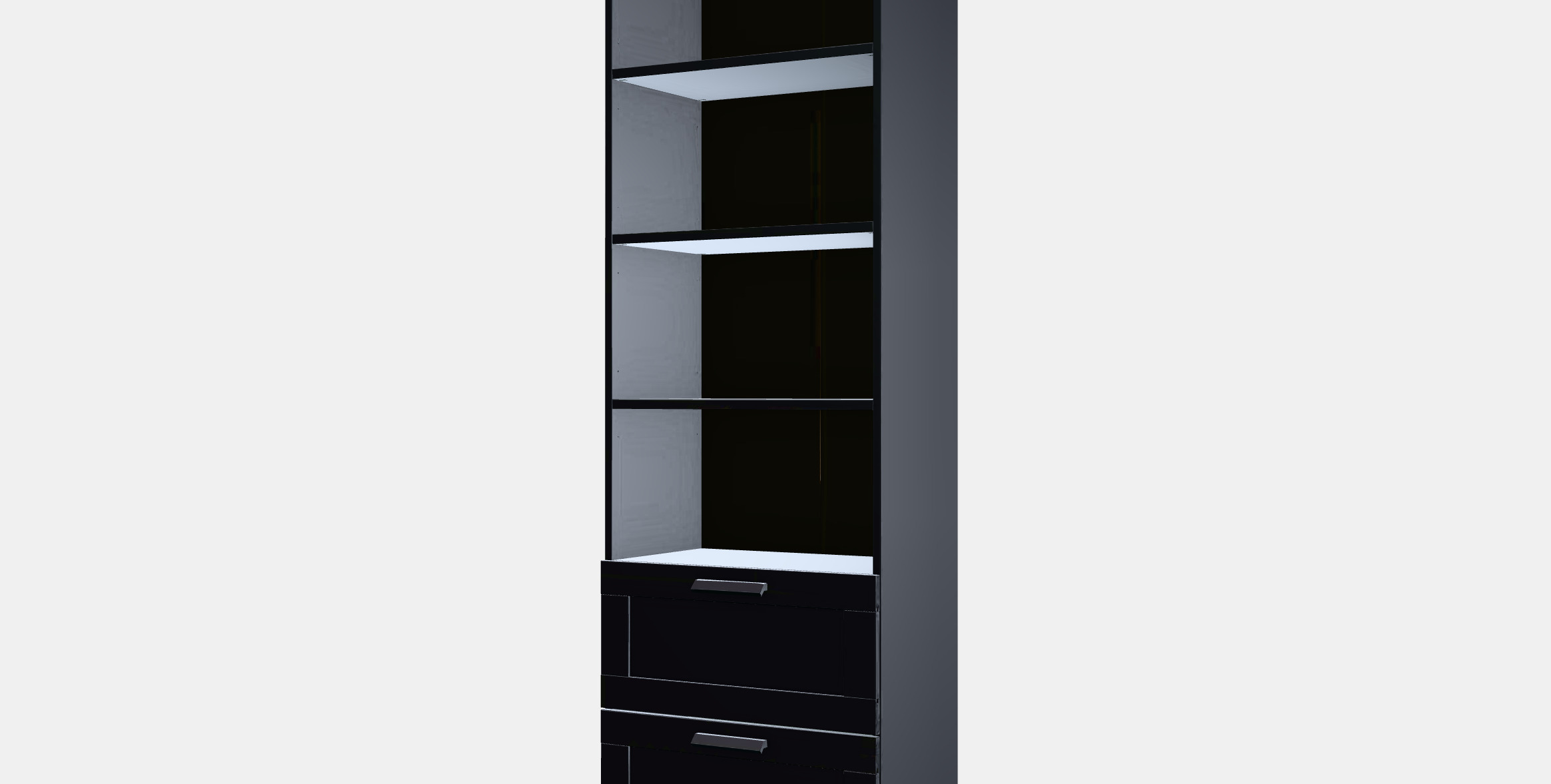 BRIMNES Bookcase 3D model_13