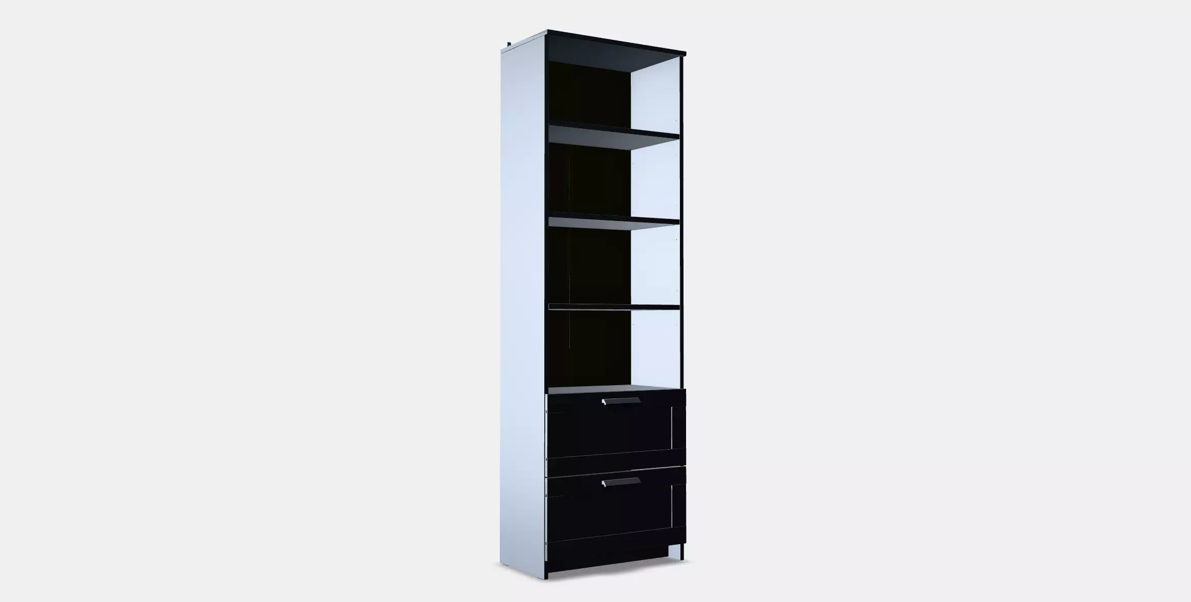 BRIMNES Bookcase 3D model_0