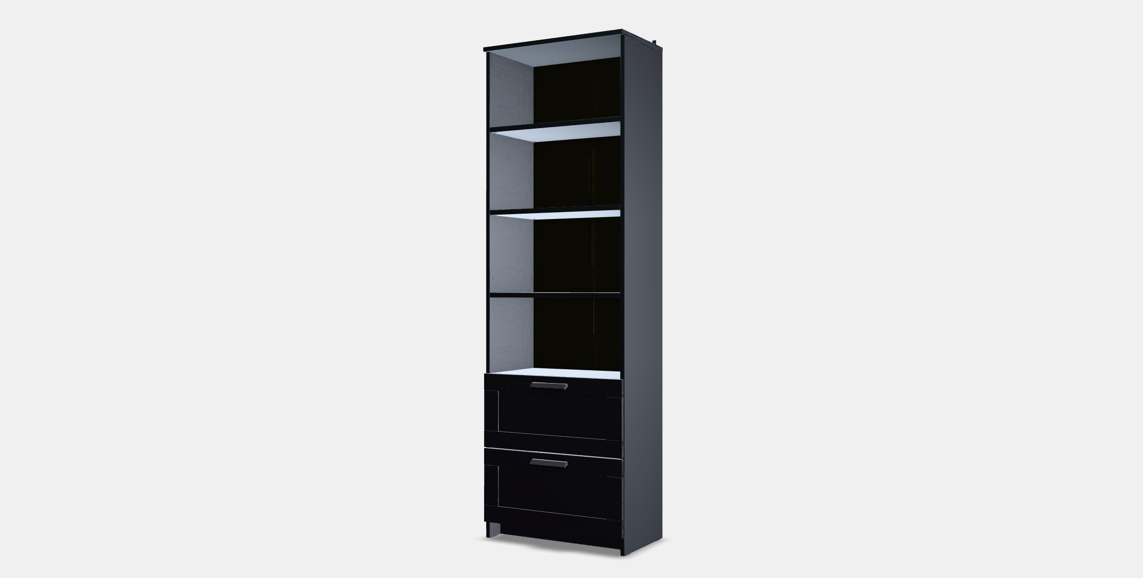 BRIMNES Bookcase 3D model_12