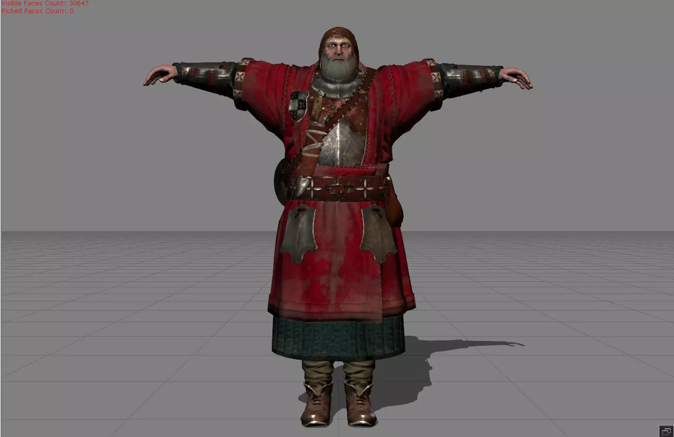 The Witcher blood Baron Super Model 3D model_0