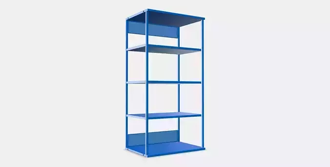 PLATSA Open shelving unit 3D model