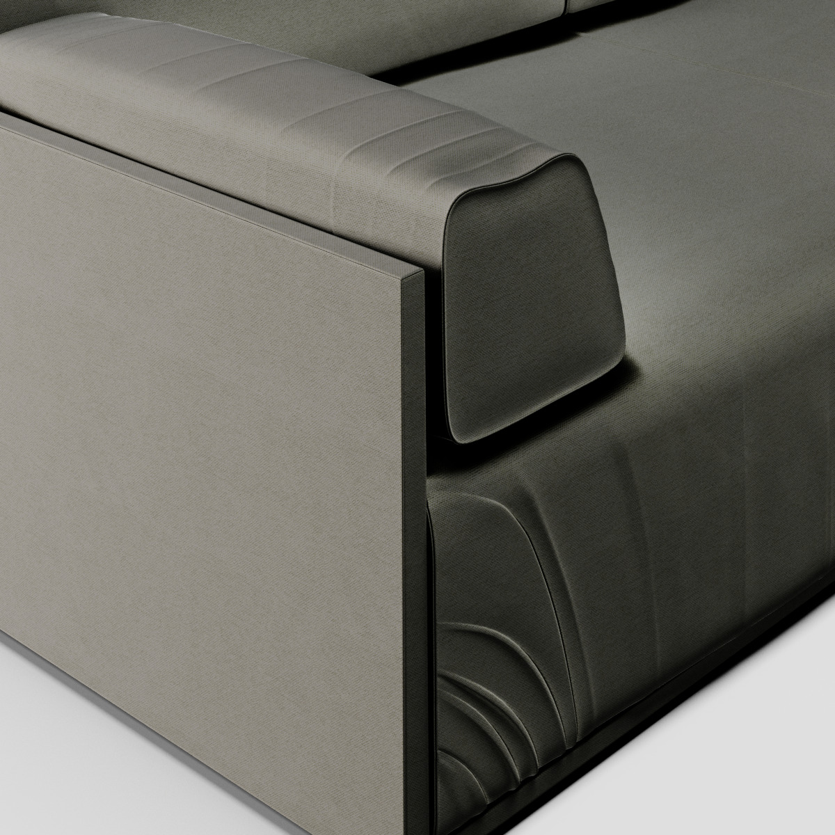 HARD SOFT SLIM sofa by Baxter 3D model_5