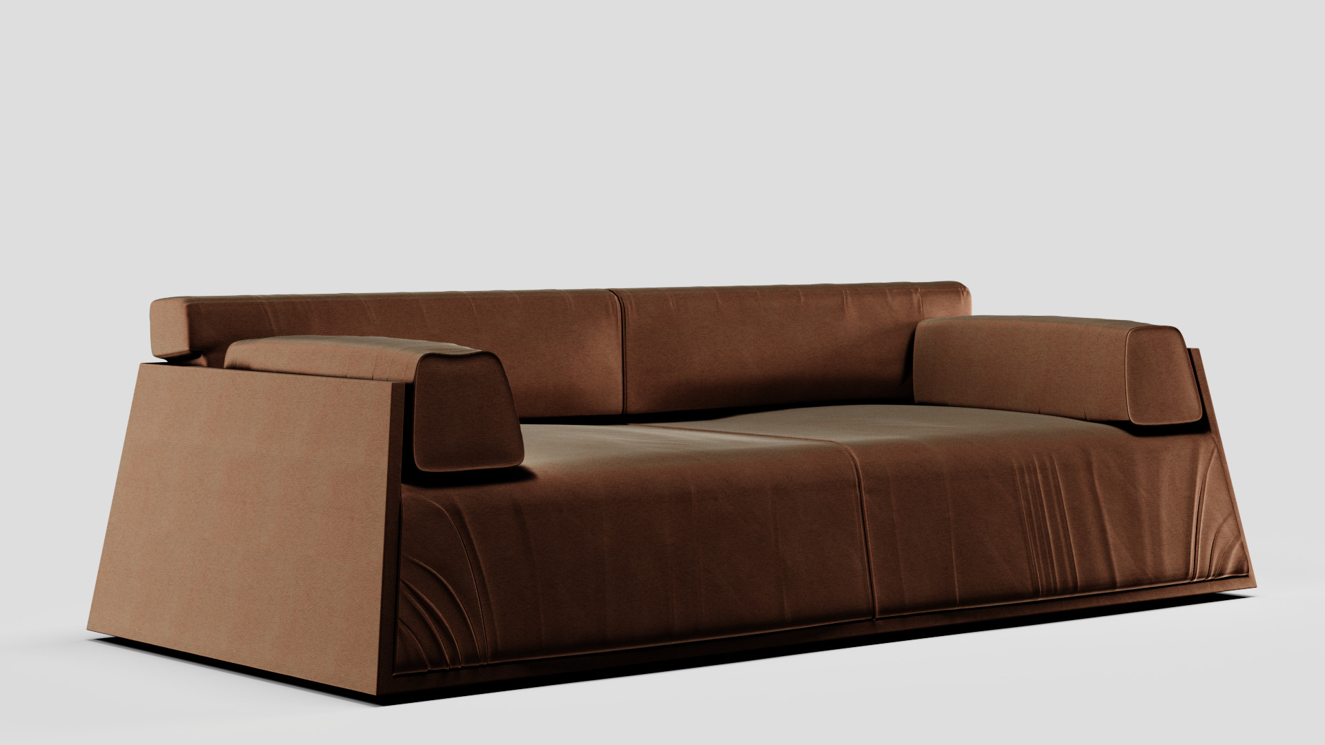 HARD SOFT SLIM sofa by Baxter 3D model_3