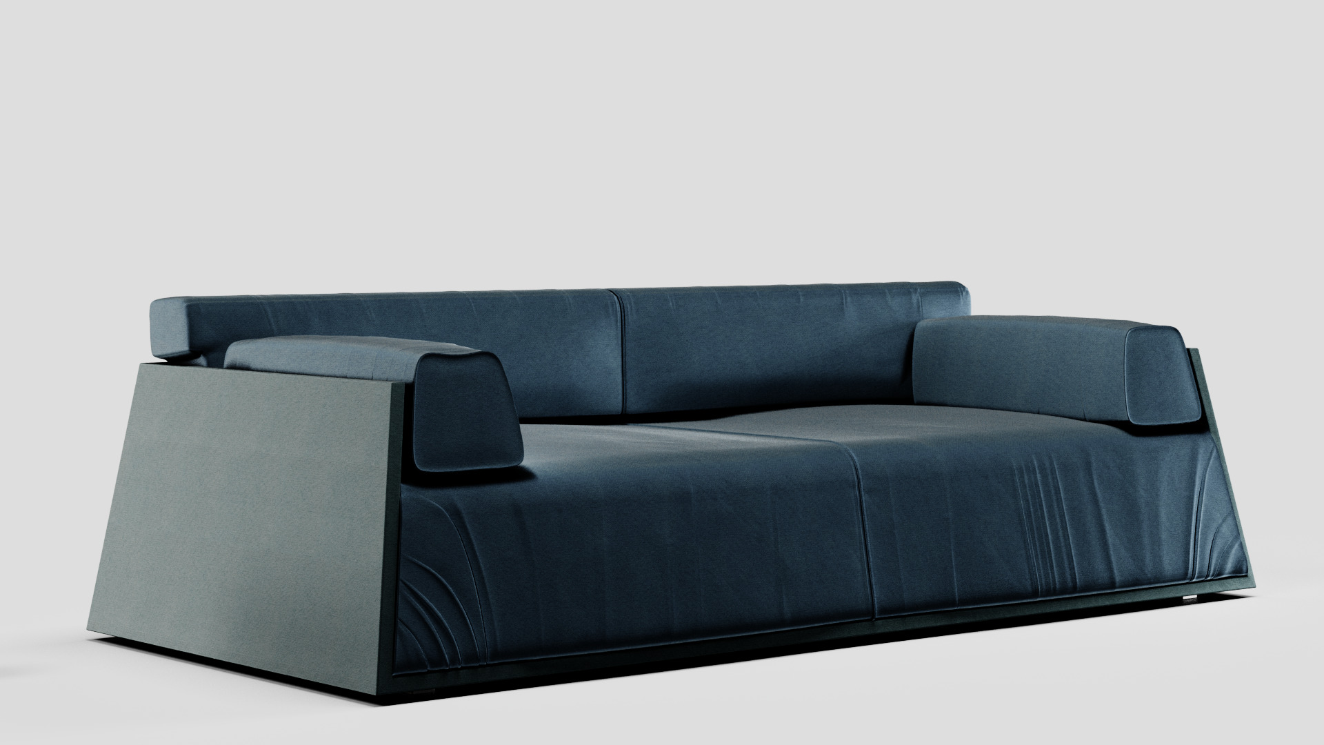 HARD SOFT SLIM sofa by Baxter 3D model_1