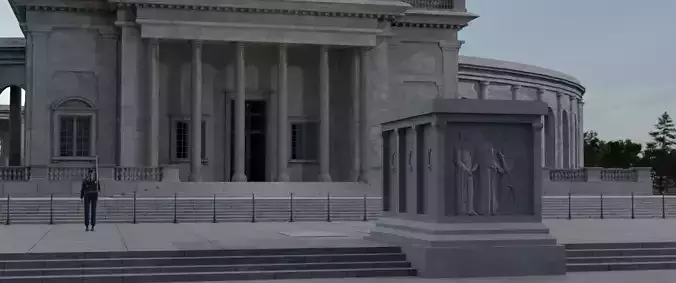 Arlington National Cemetery 3D model