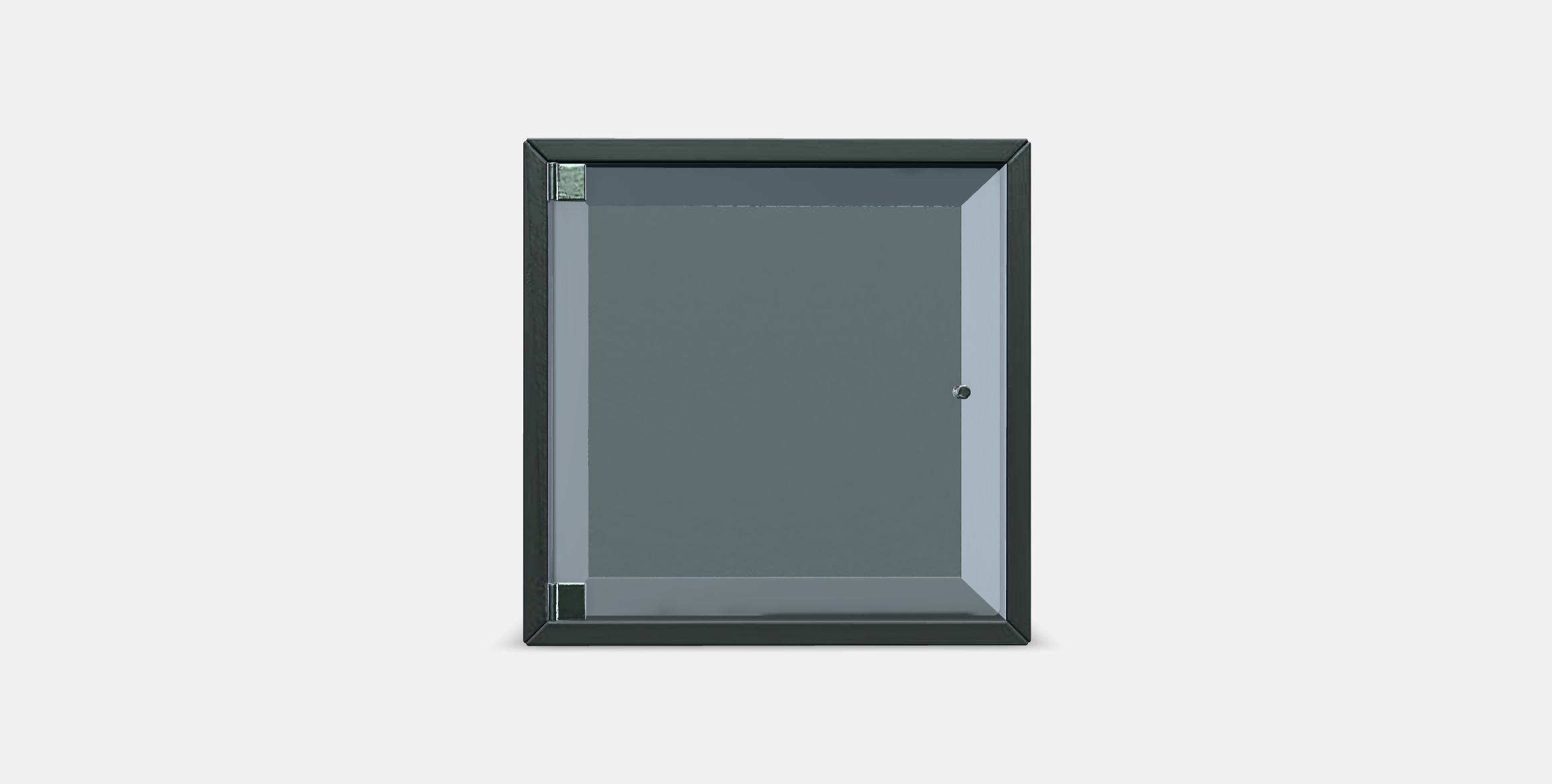 EKET Wall cabinet with glass door 2 Low-poly 3D model_10