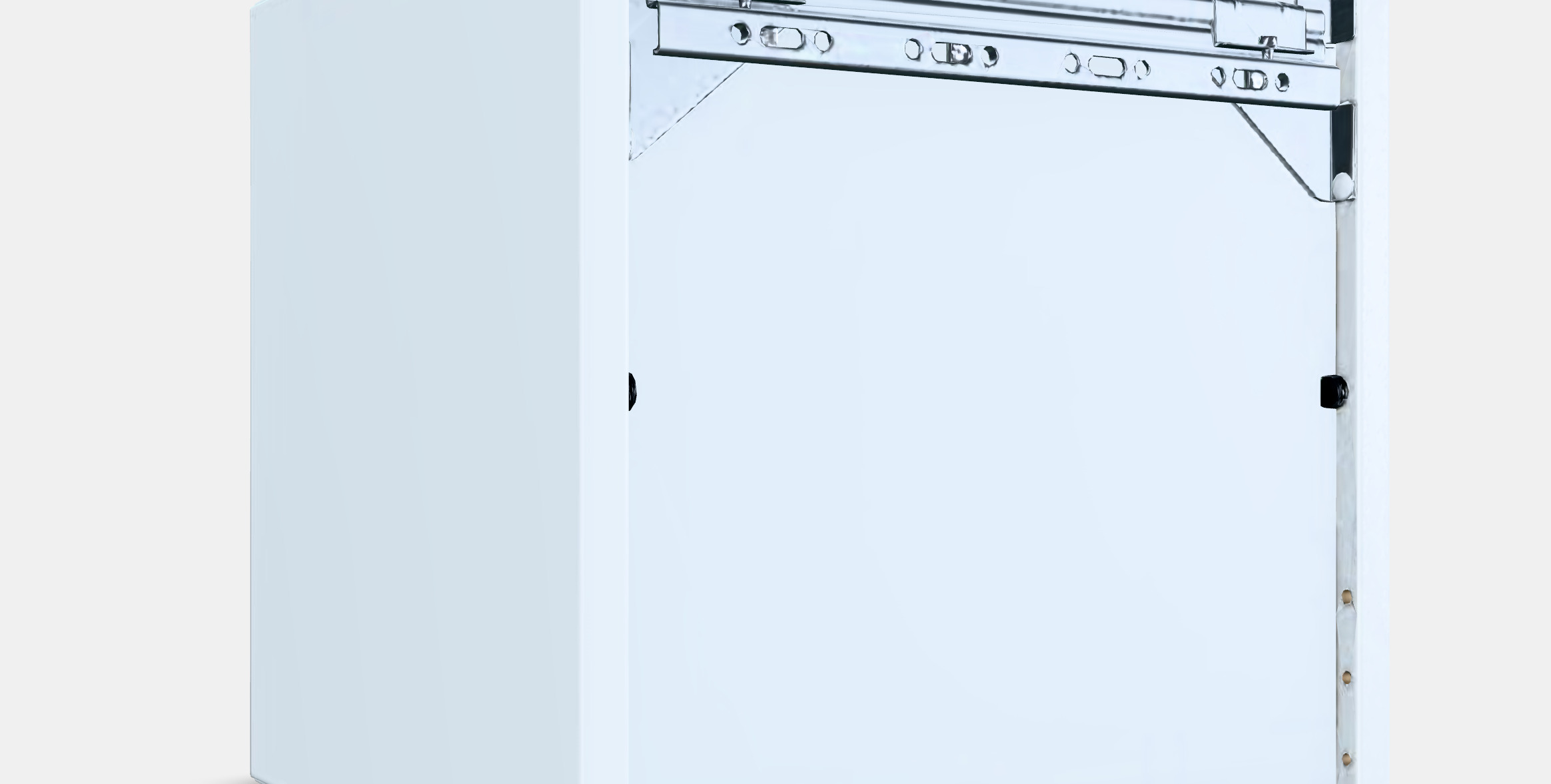 EKET Wall cabinet with glass door 3 Low-poly 3D model_4