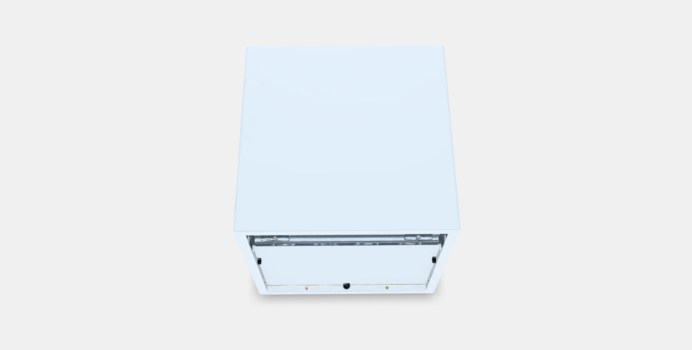 EKET Wall cabinet with glass door 3 Low-poly 3D model_2