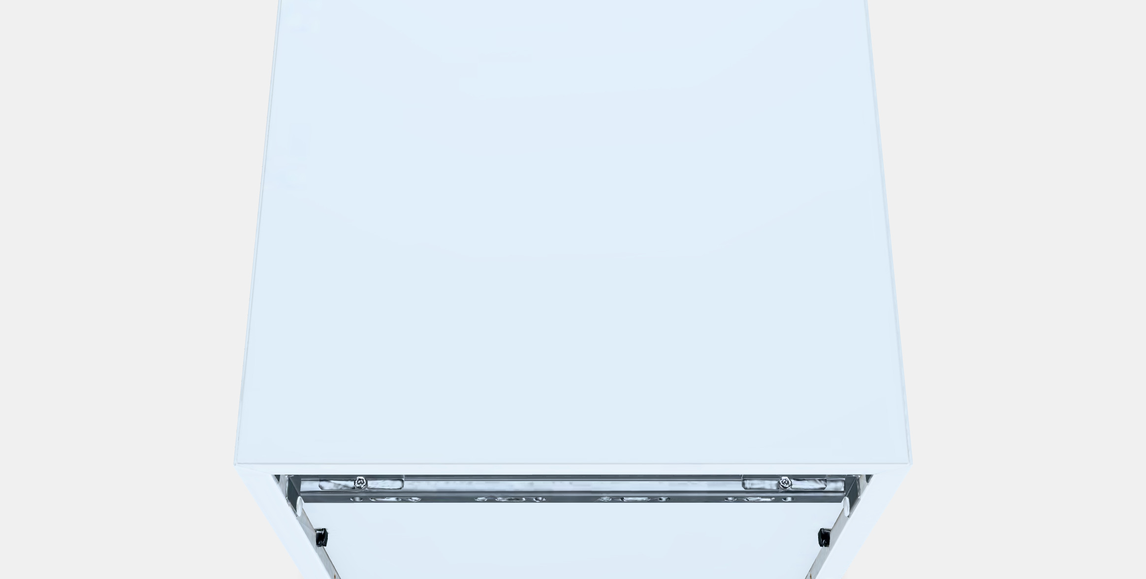 EKET Wall cabinet with glass door 3 Low-poly 3D model_3