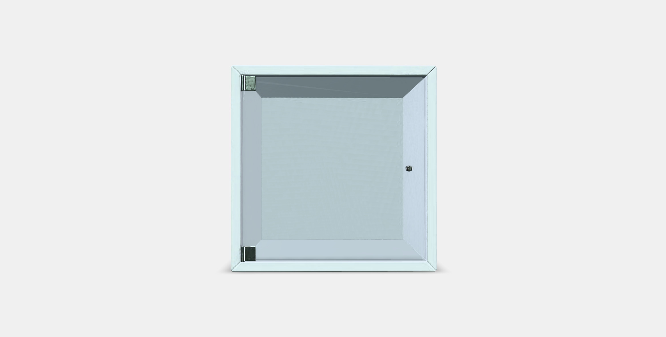 EKET Wall cabinet with glass door 3 Low-poly 3D model_11