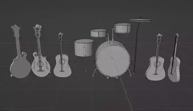 3d instrument Model