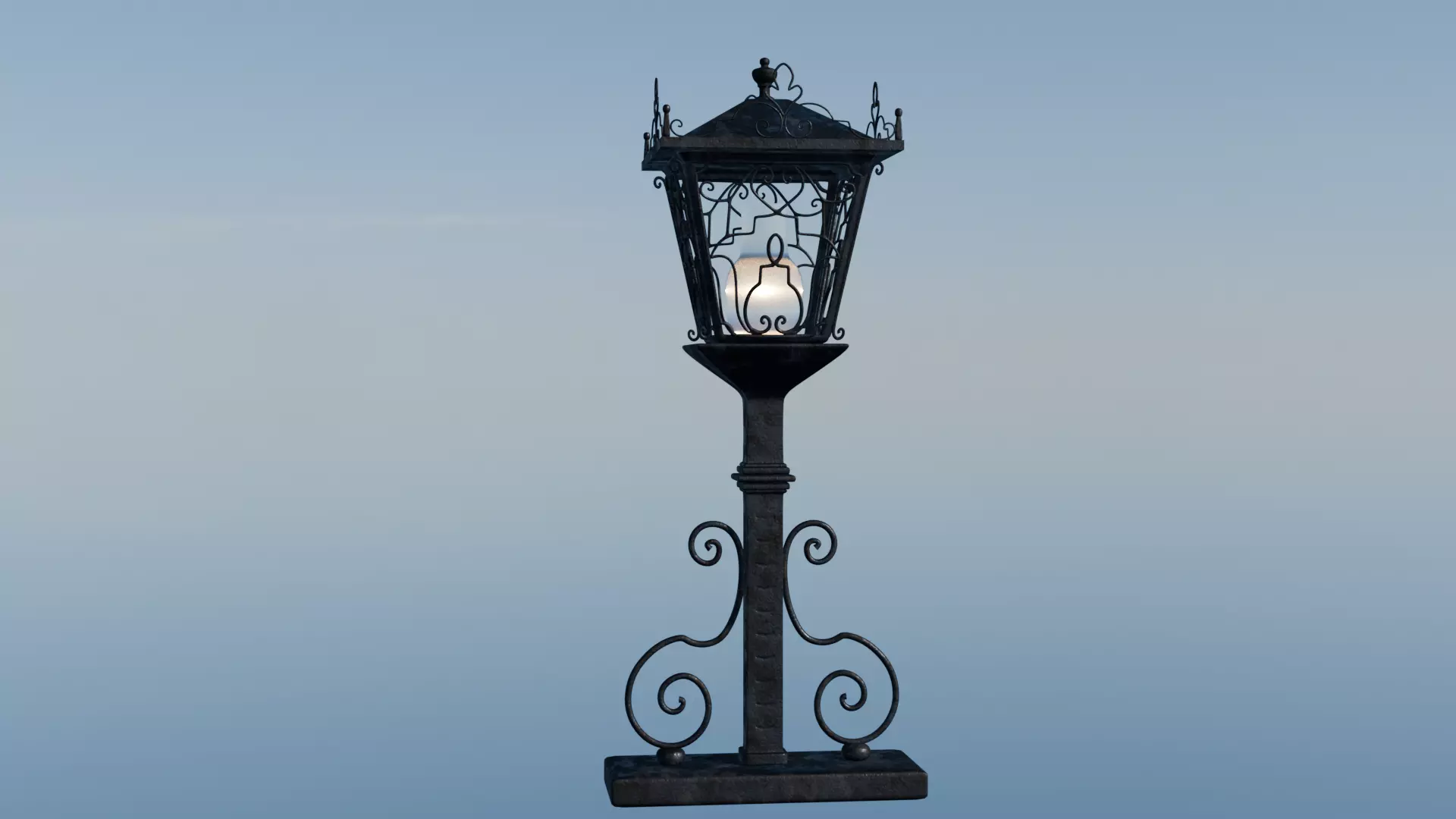 Street Light 3D model_0